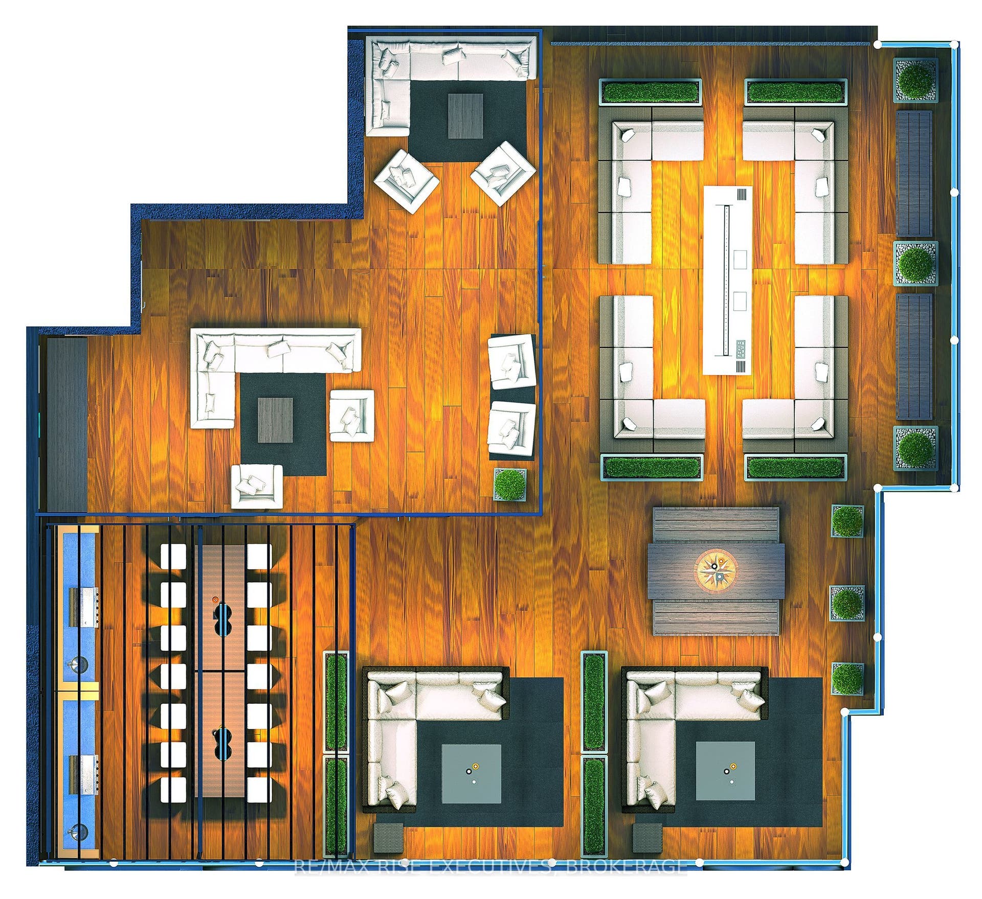 1110 King Street W, #303, Kingston, Frontenac ON K7M 0B9 Artist Rendering Sky Deck Plan
