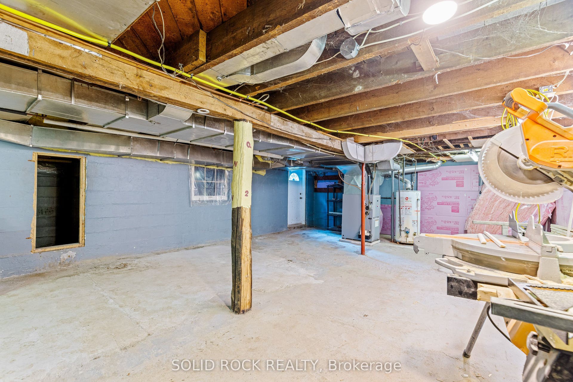 Basement ht approx 6' 2"-6'8" height