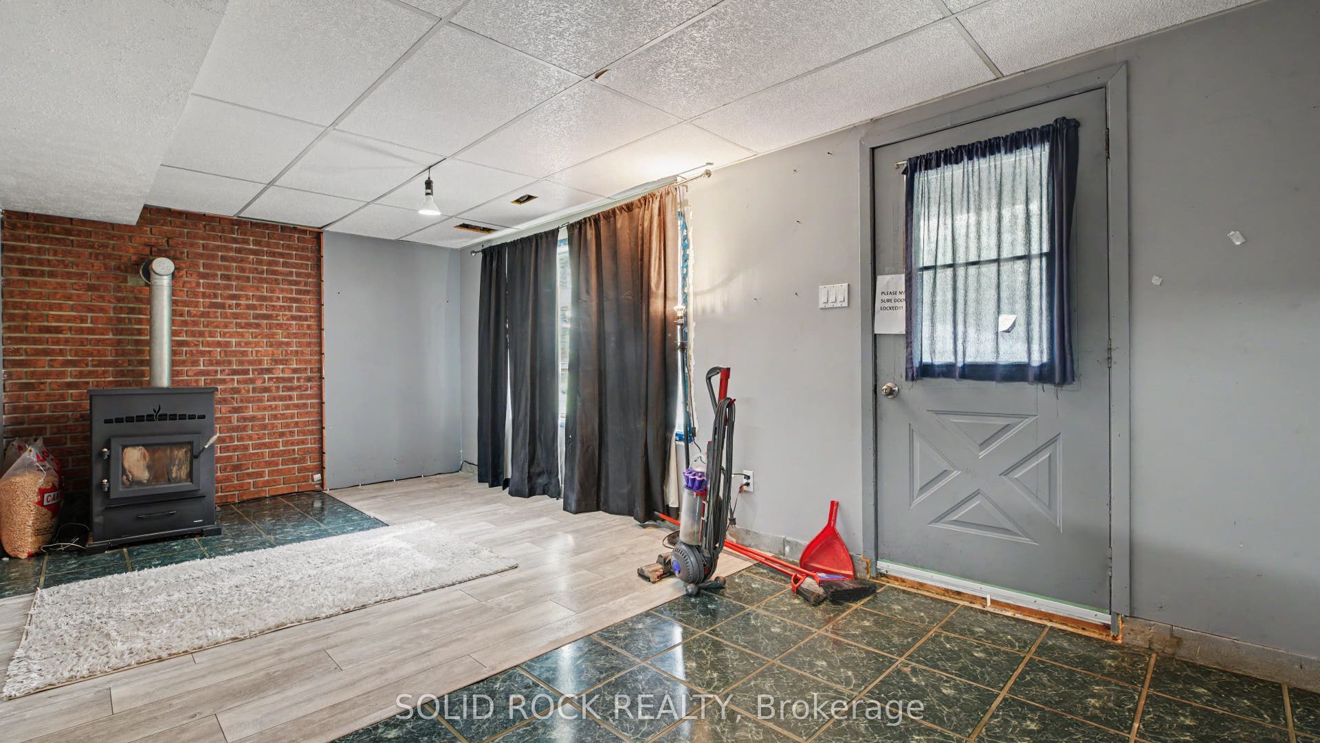 Lower level Recreation Room w/ Walk out