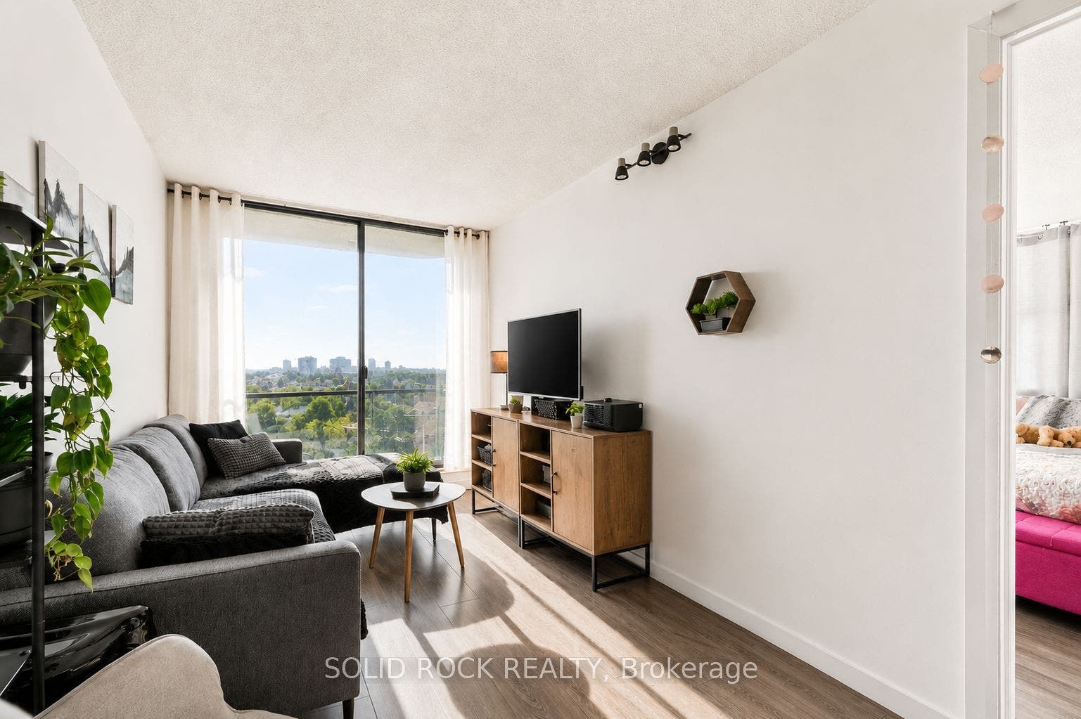 Living room with access to balcony
