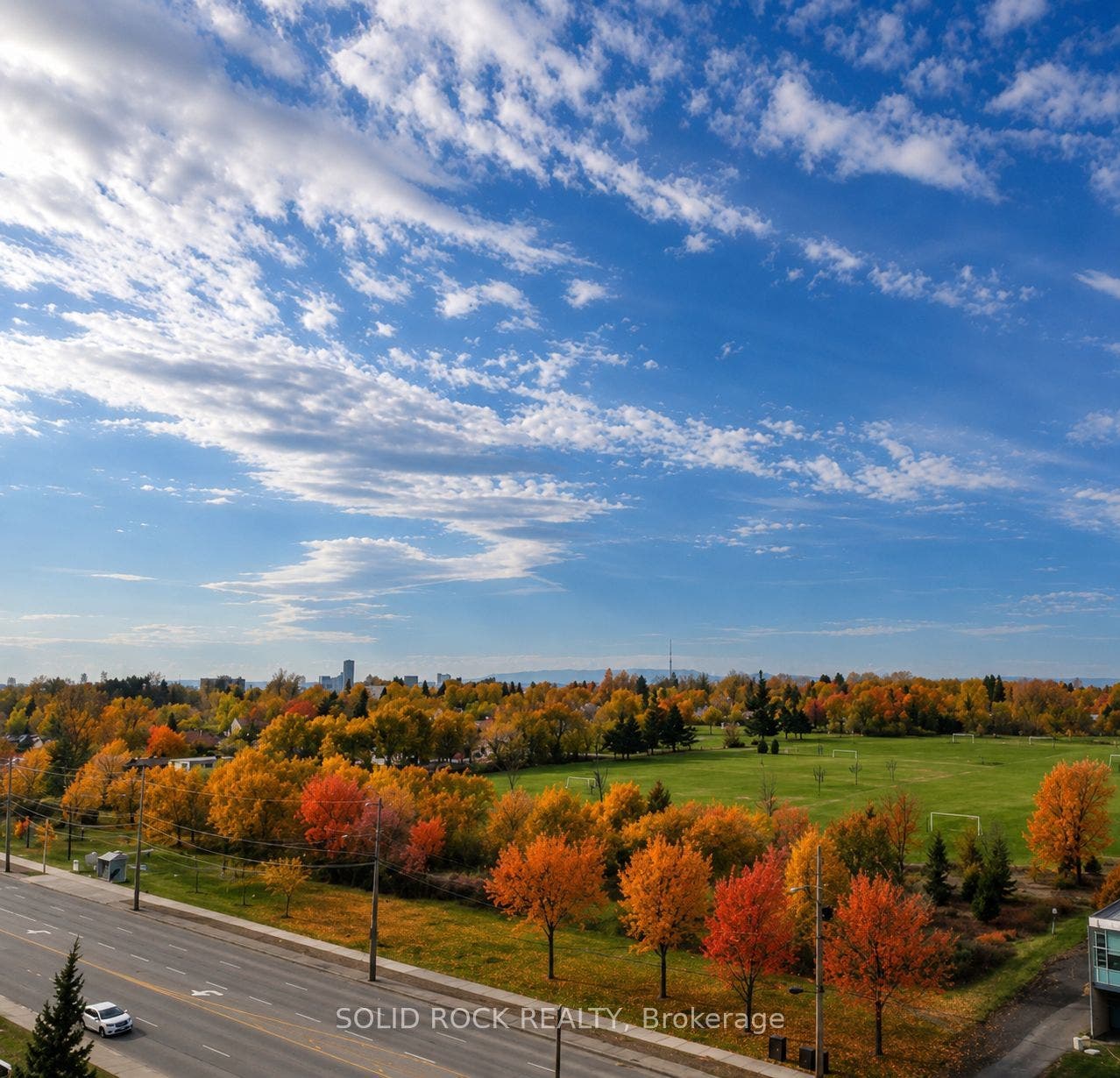 Beautiful views from the balcony