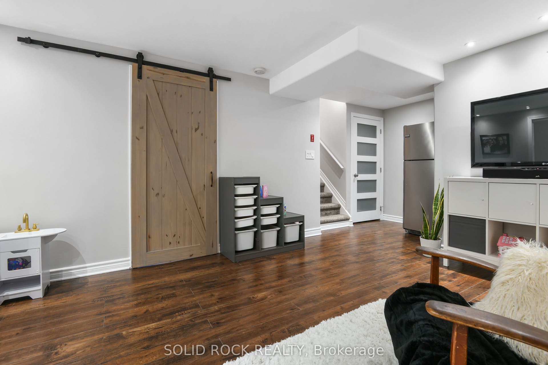 Lower level family room