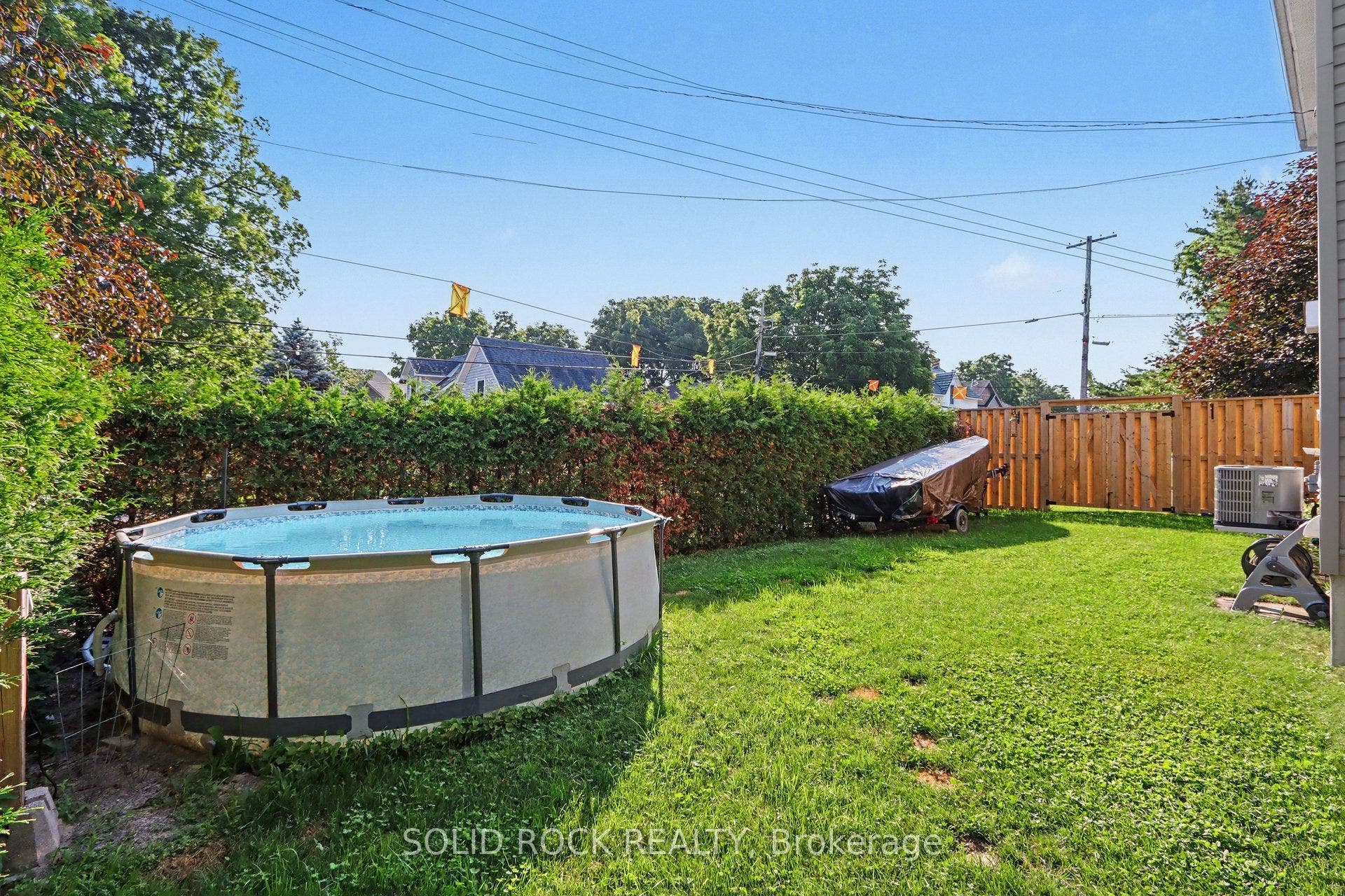 Above ground pool included approx 4 years old