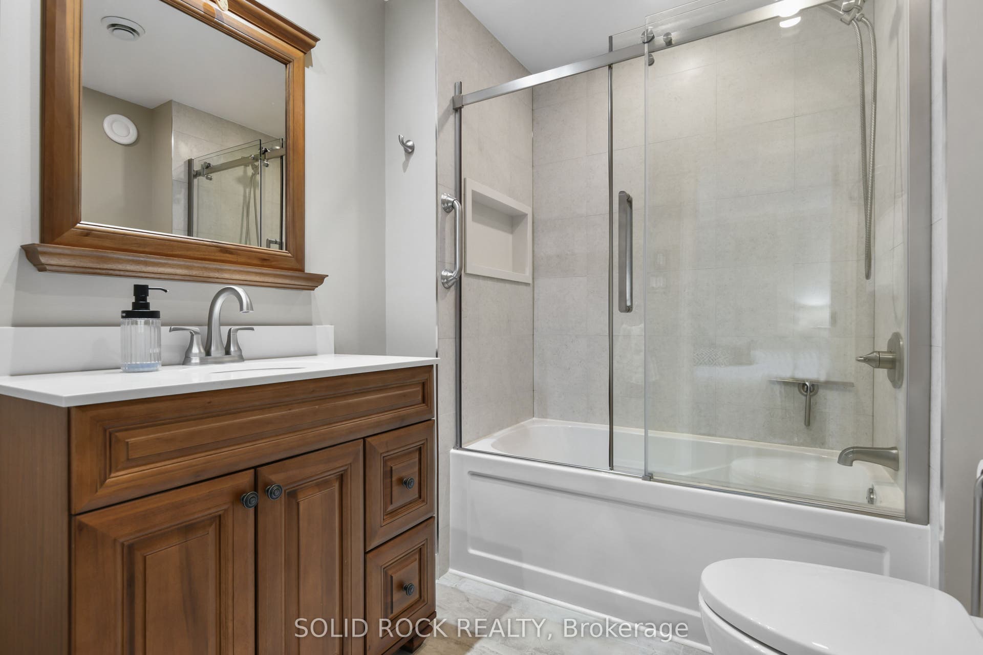 Ensuite in lower level