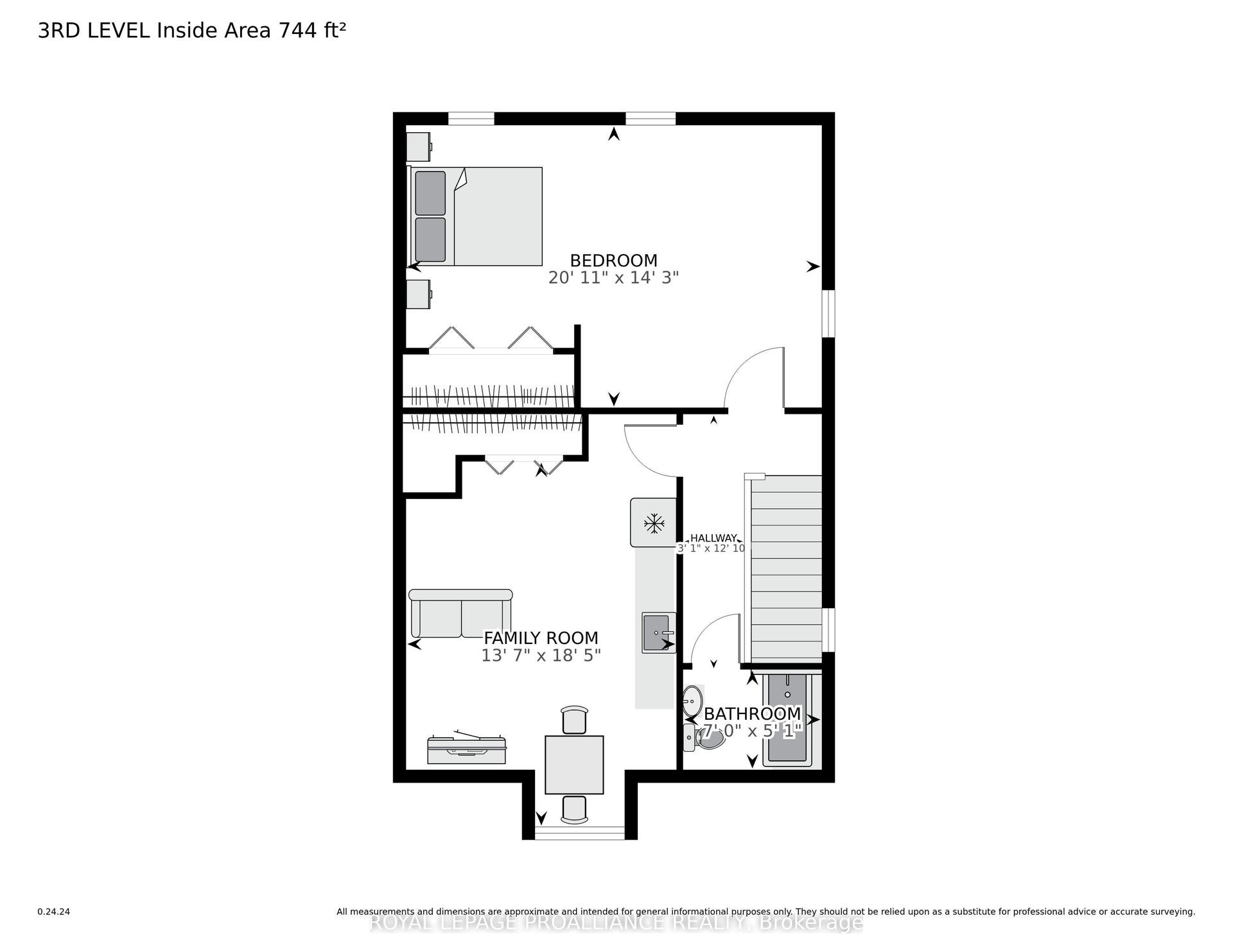 372 King Street W, Brockville, Leeds And Grenville ON K6V 3S6 Third Floor - Main House