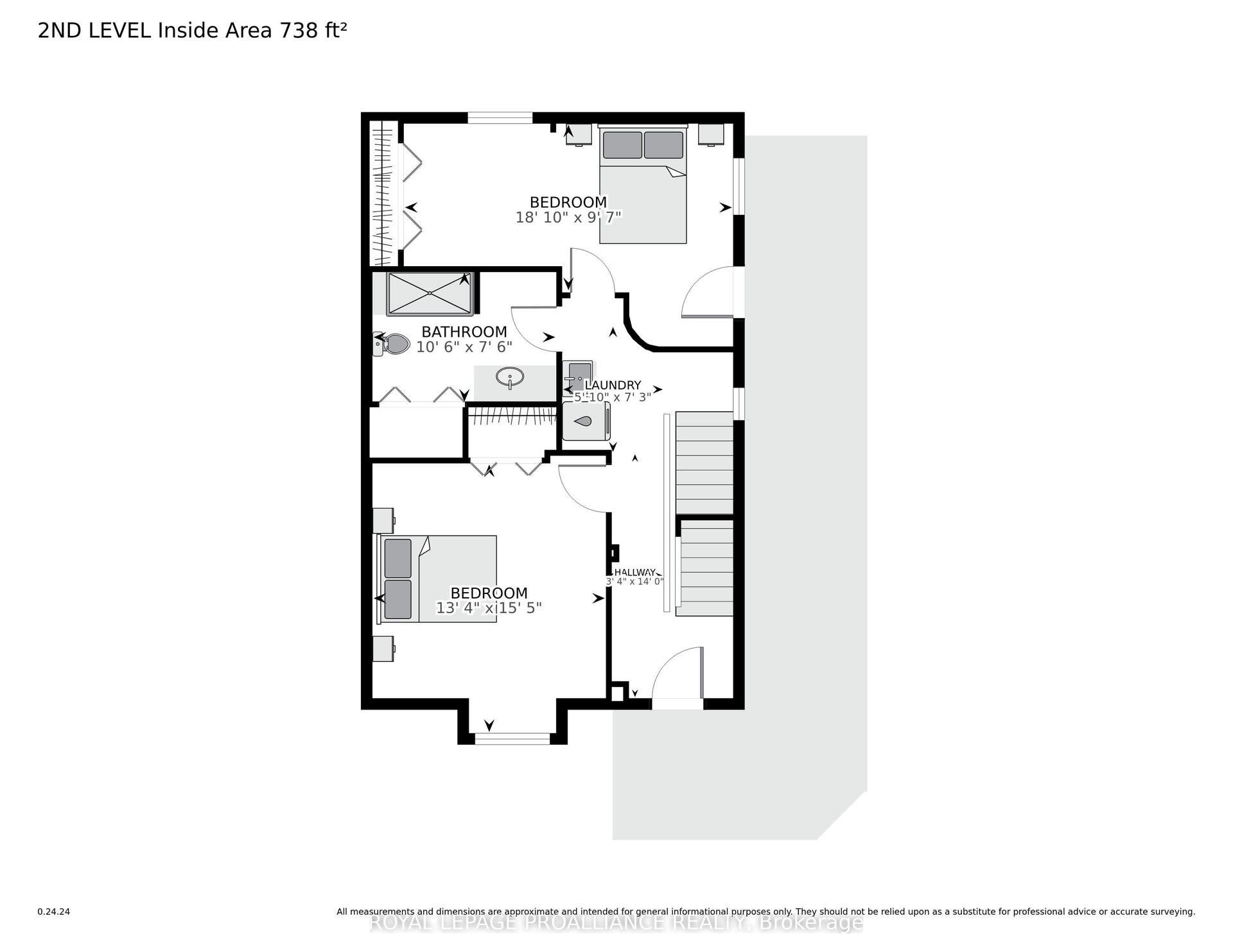 372 King Street W, Brockville, Leeds And Grenville ON K6V 3S6 Second Floor - Main House