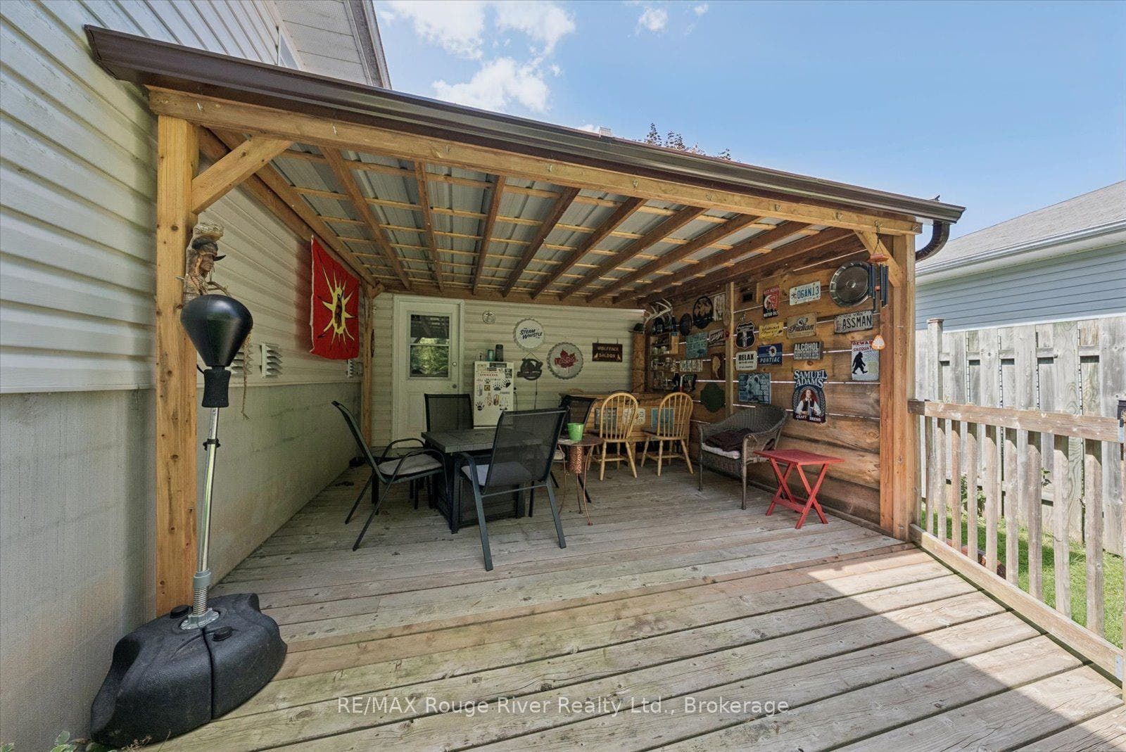 32 South Maloney Street, Marmora And Lake, Hastings ON K0K 2M0 COVERED DECK AT BACK
