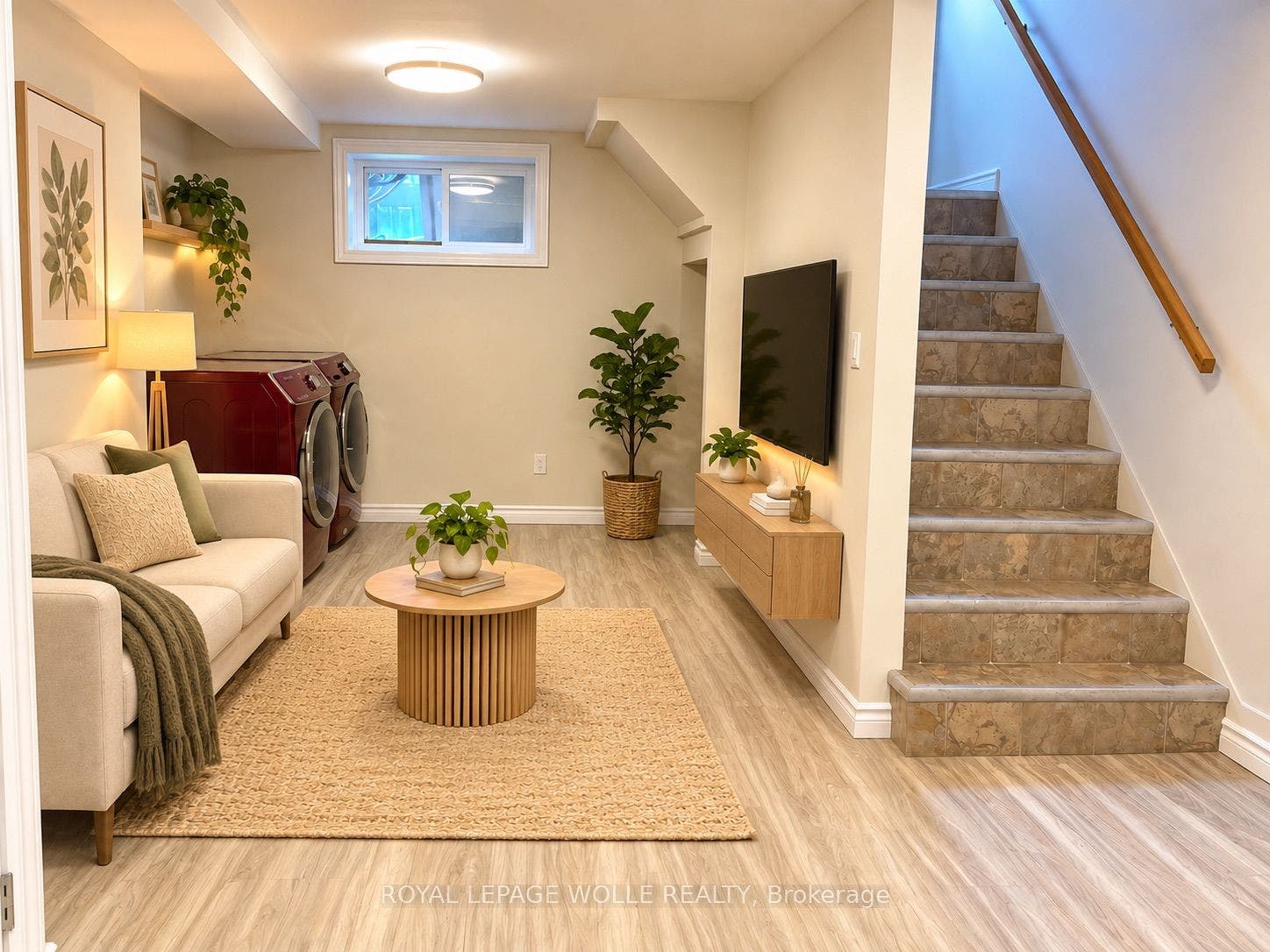 249 Blucher Street, #Lower, Kitchener, Waterloo ON N2H 5V6 Living Room - Virtually Staged