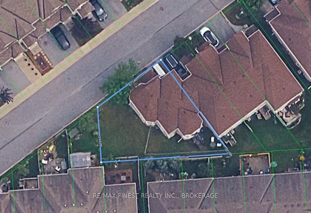 893 Ascot Lane, Kingston, Frontenac ON K7K 0C8 Property Outline -Approx. Only
