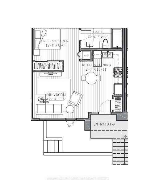 515 (Blk 59) Joseph Gale Street, #207, Cobourg, Northumberland ON K9A 1K8 Unit 205 Floor Plan