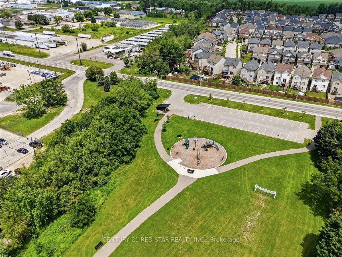 Park and trail behind your backyard