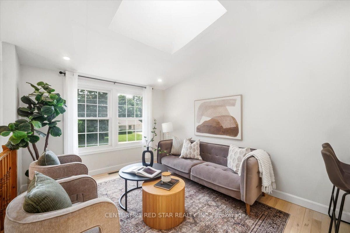 Large living room with BIG windows