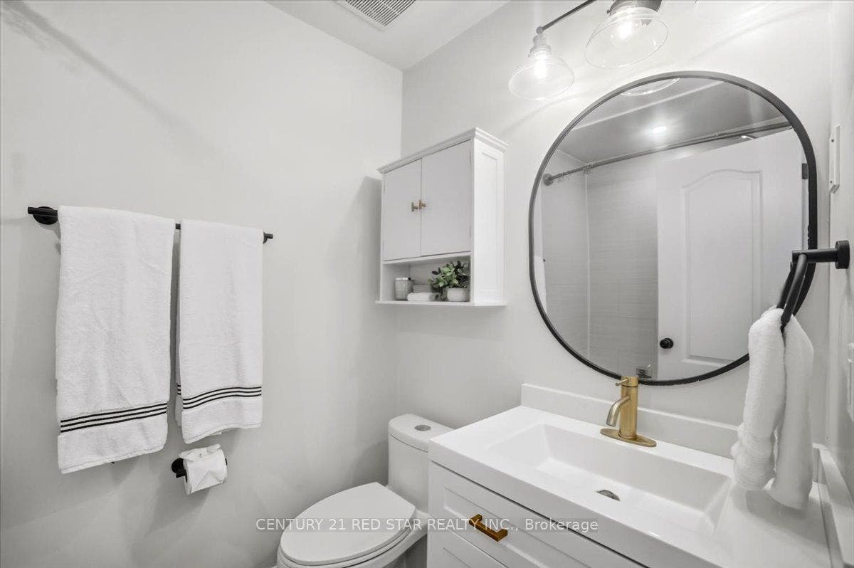 Upgraded Main floor washroom