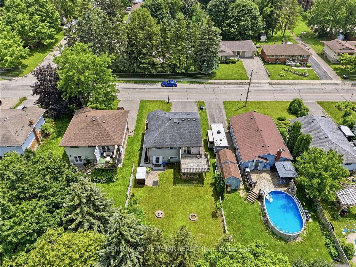 large backyard, can split down the middle