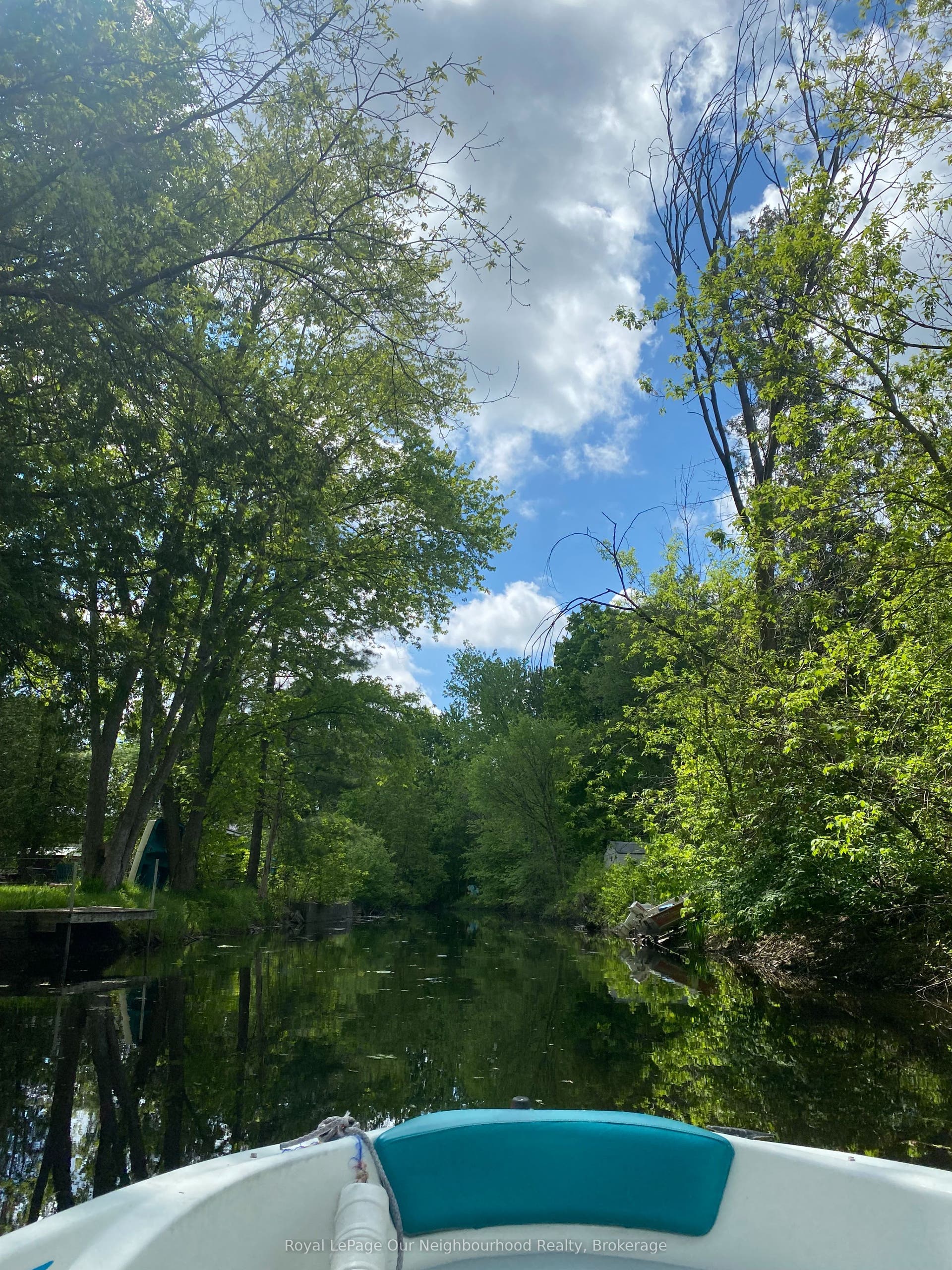 Canal large enough for jetski or small boat