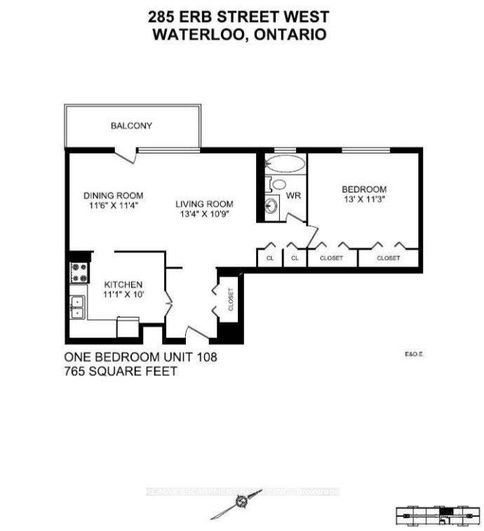 285 Erb Street W, #809, Waterloo, Waterloo ON N2L 1W4 285 Erb Street W, #809, Waterloo, Waterloo ON N2L 1W4