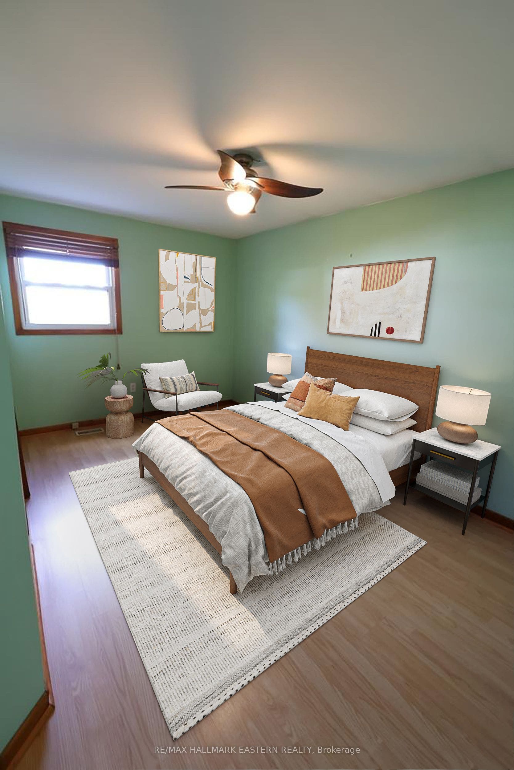 Primary Bedroom *virtually staged*