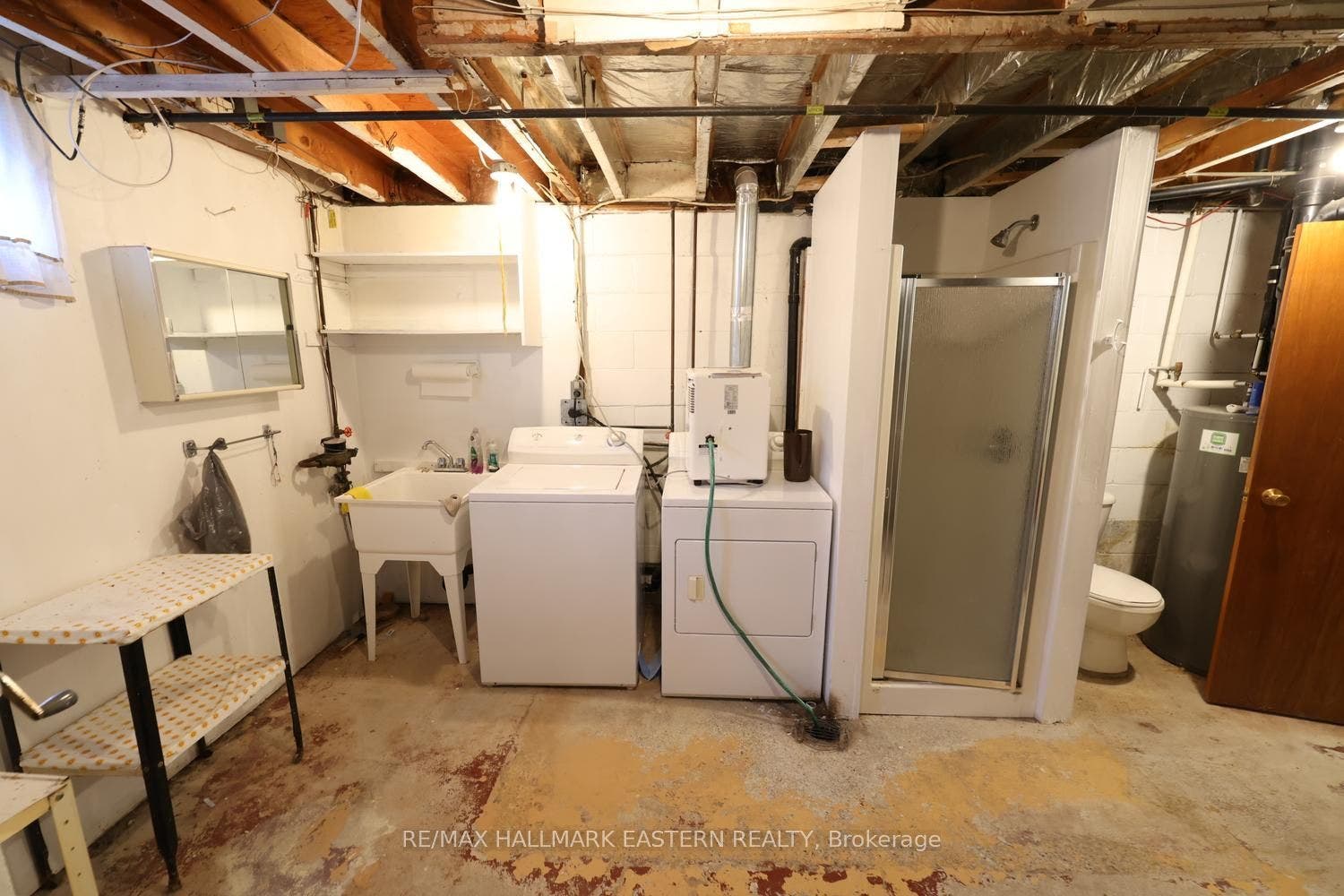 Basement Laundry and washroom