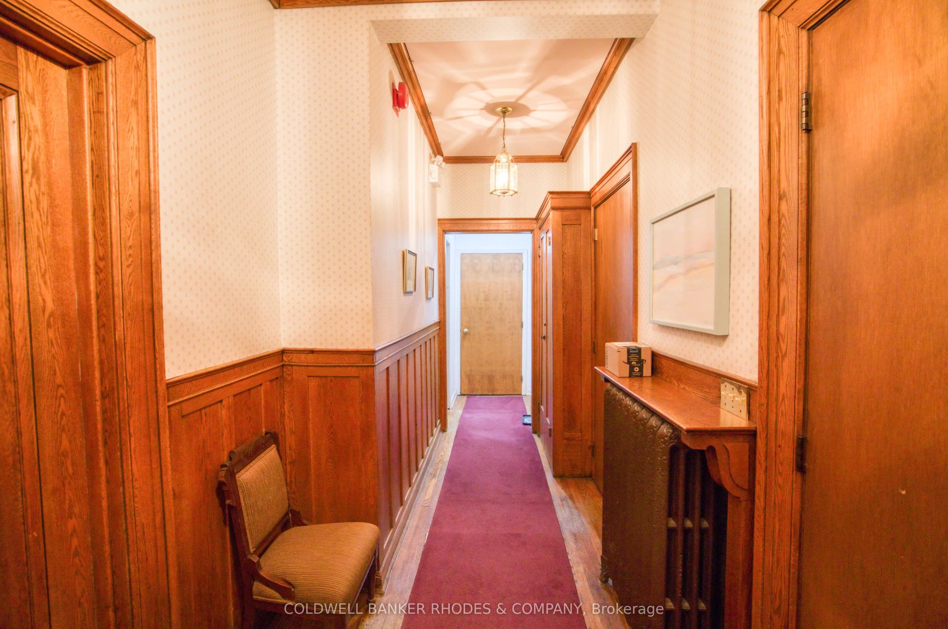 Hallway of offices
