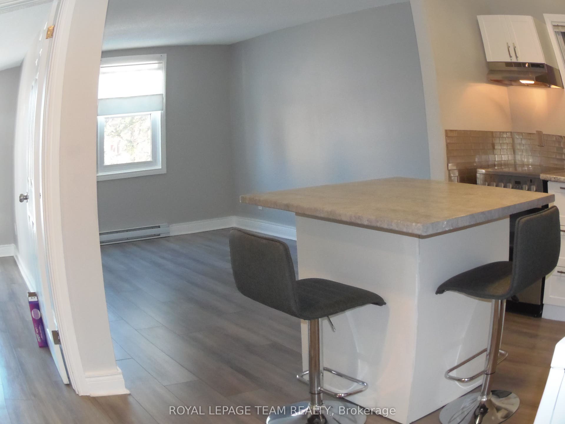 Entry towards dining/living area