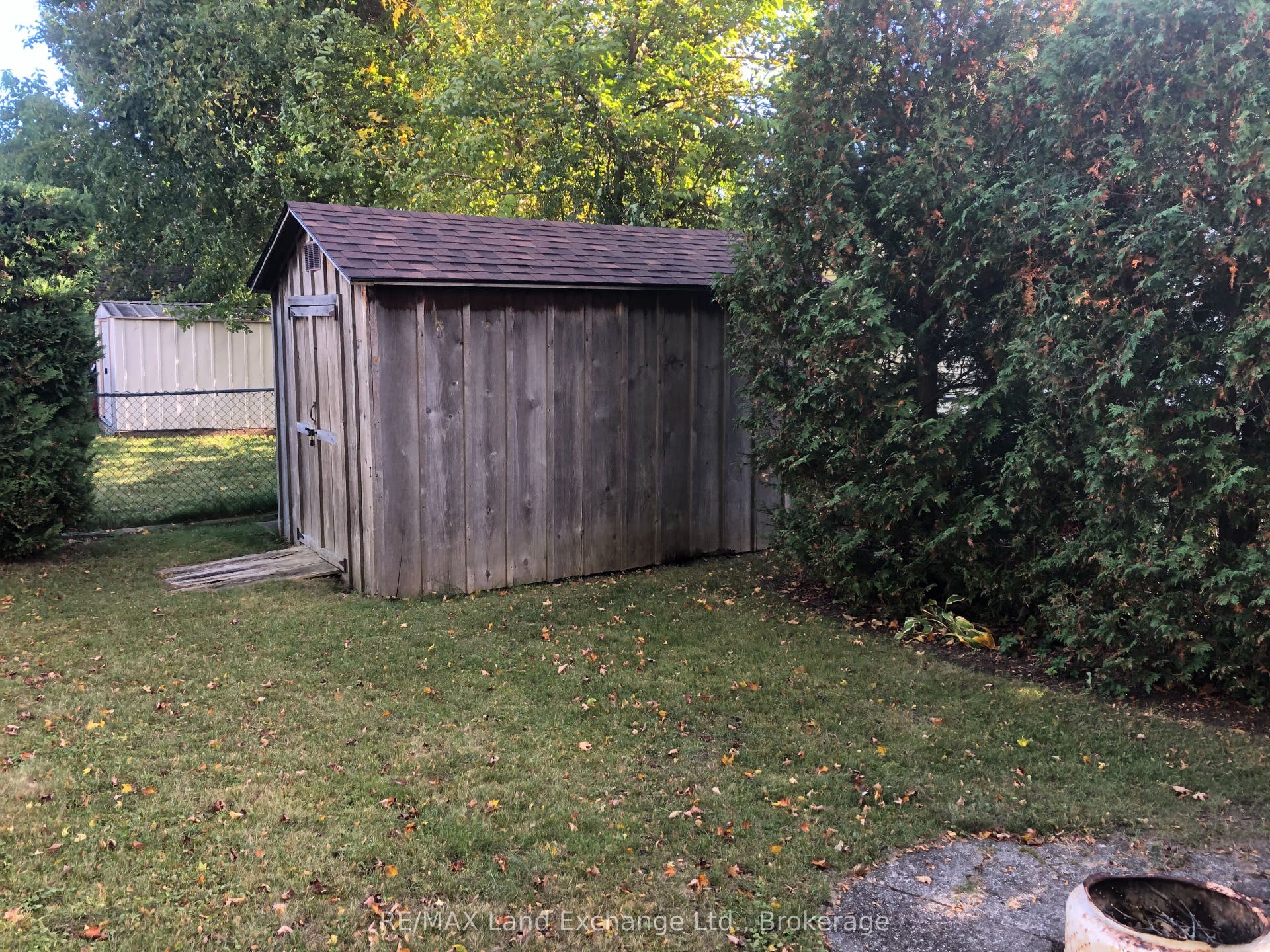 Fire Pit and Garden Shed