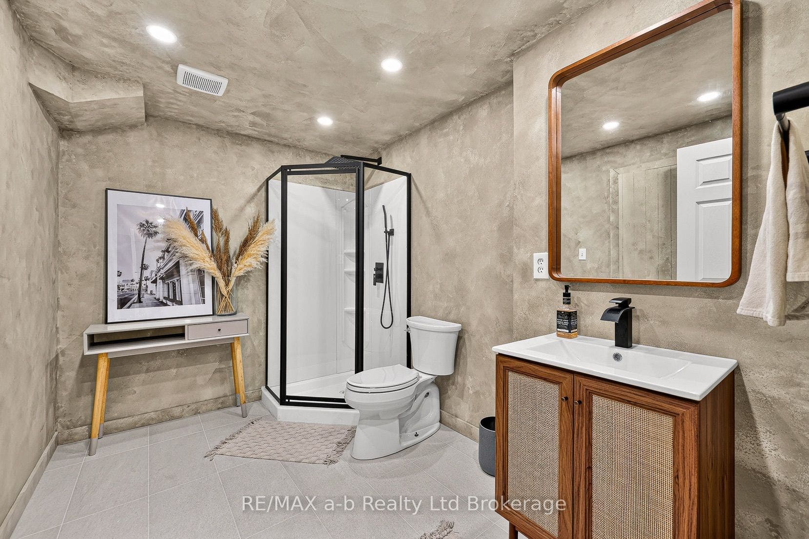 Basement bathroom