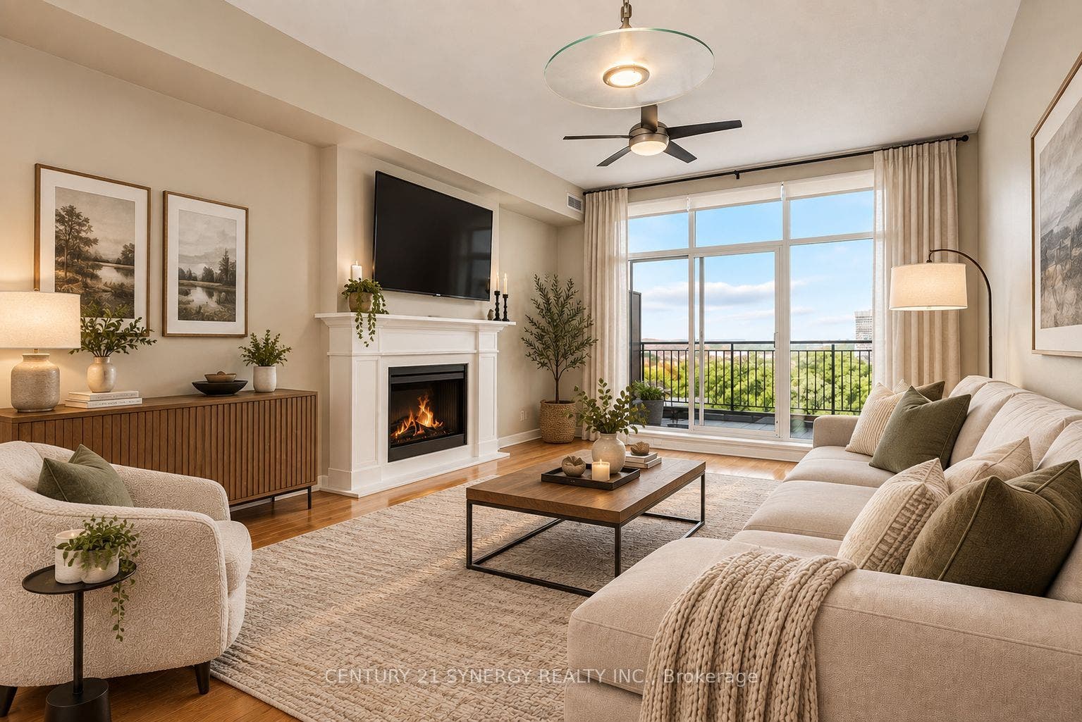 150 Caroline Avenue, #PH4, Tunneys Pasture And Ottawa West, Ottawa ON K1Y 4X8 Virtually Staged