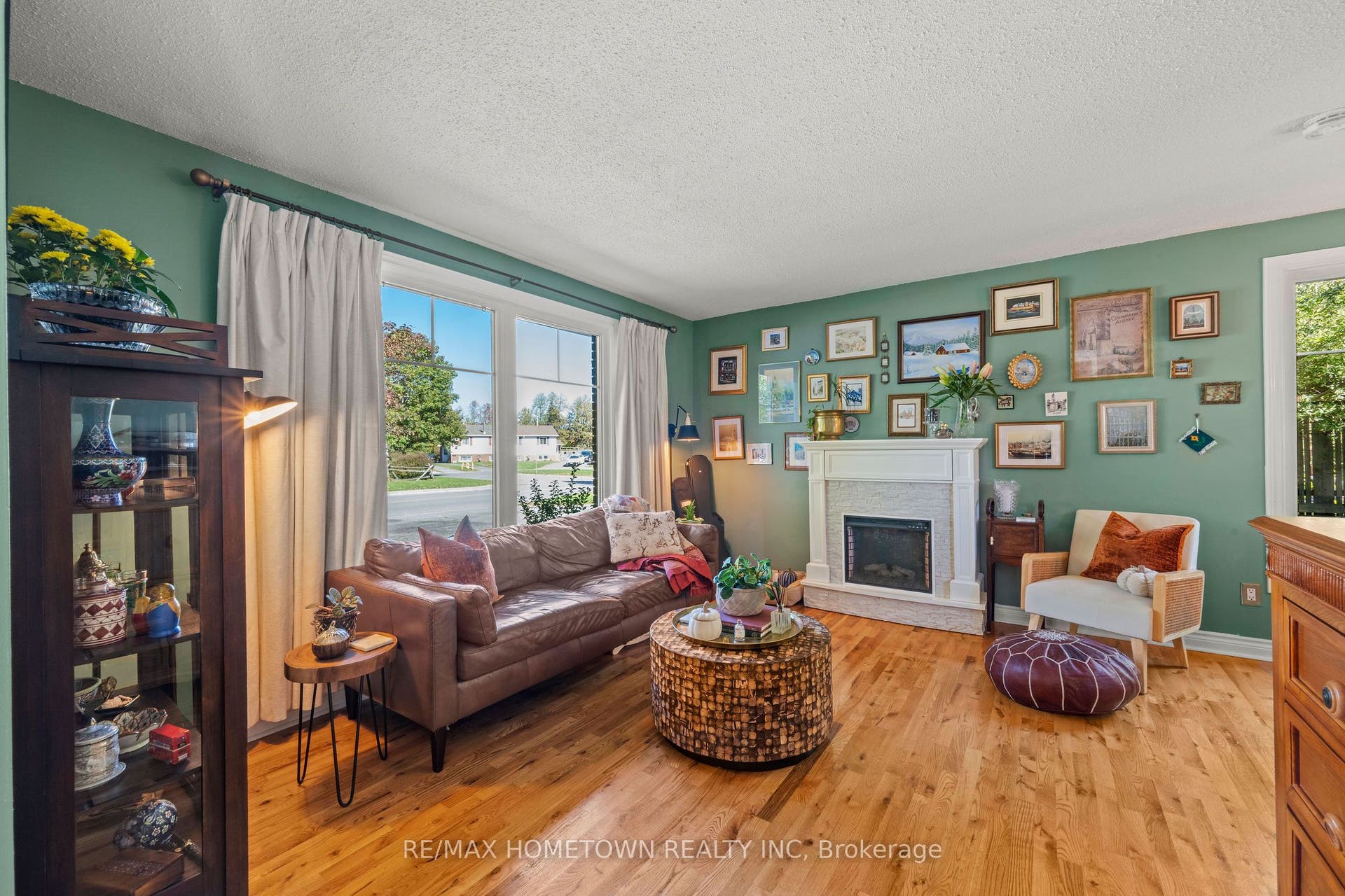 Hardwood flooring throughout