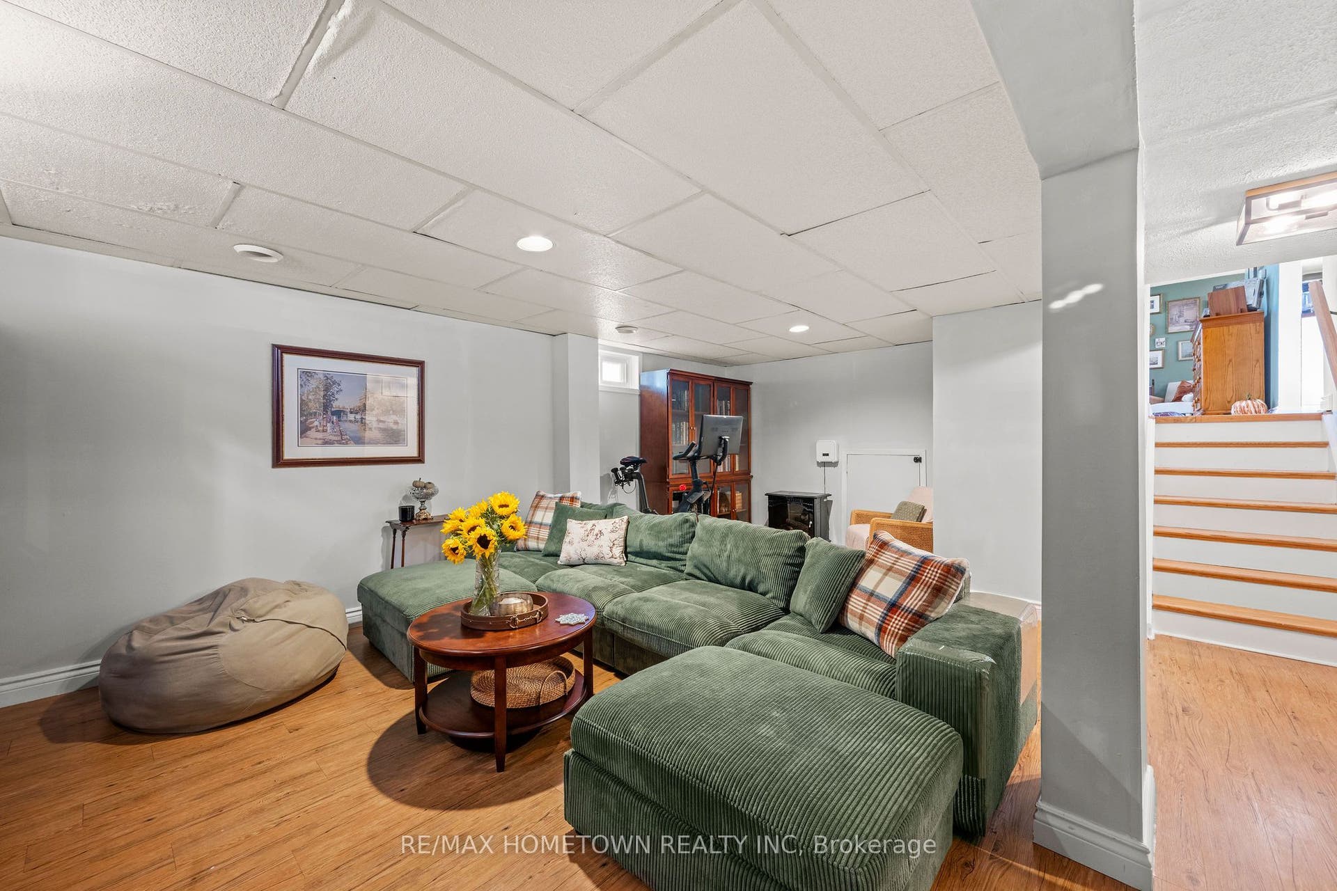 Finished basement