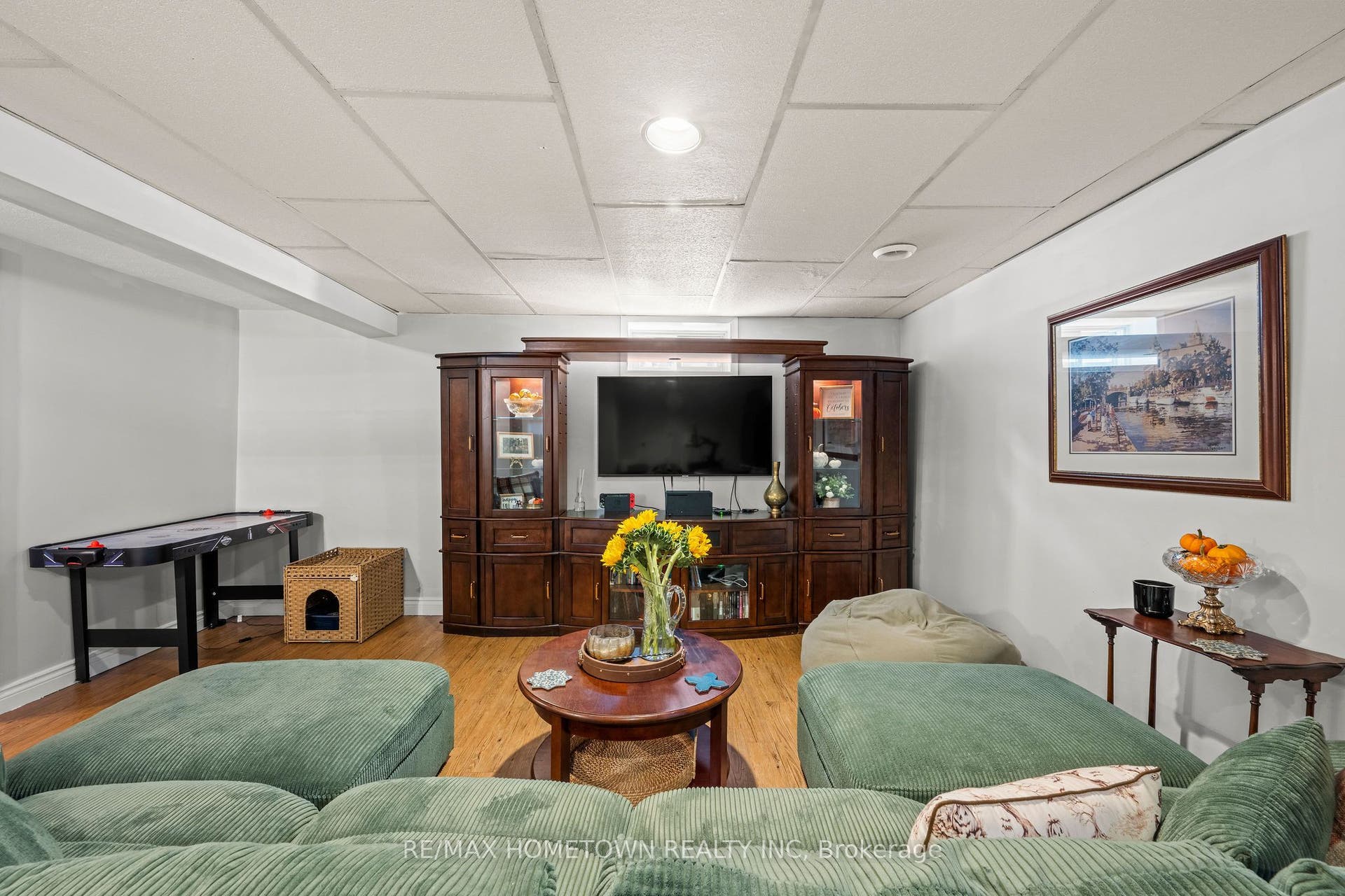 Finished basement