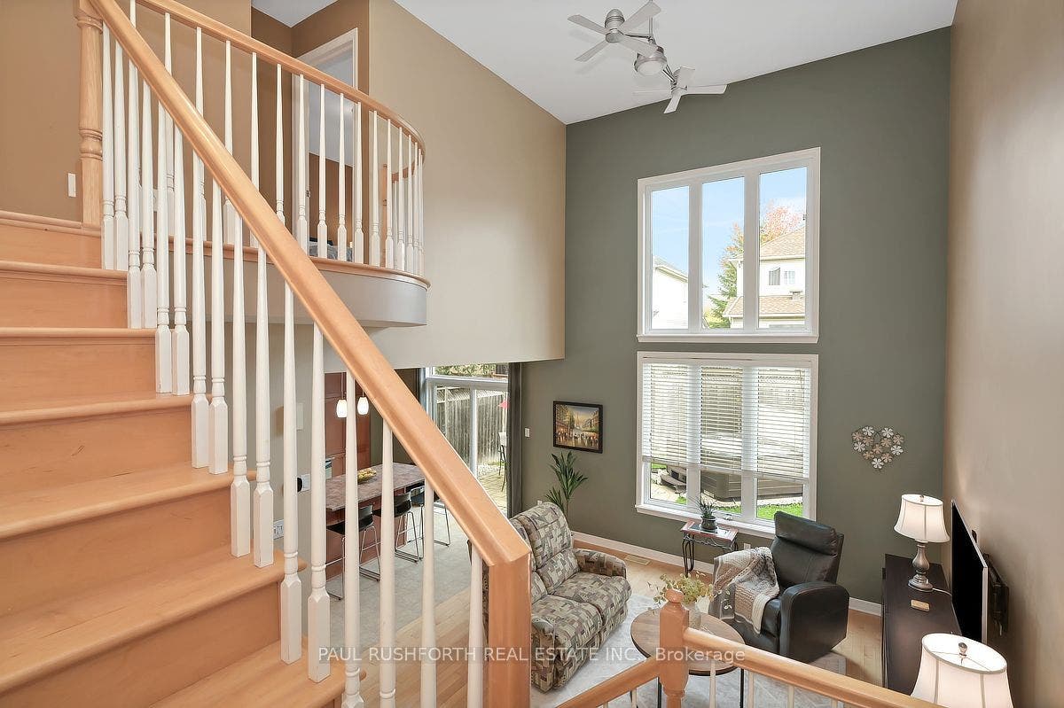 422 Claridge Drive, Barrhaven, Ottawa ON K2J 4Z6 View From Staircase / Family Room