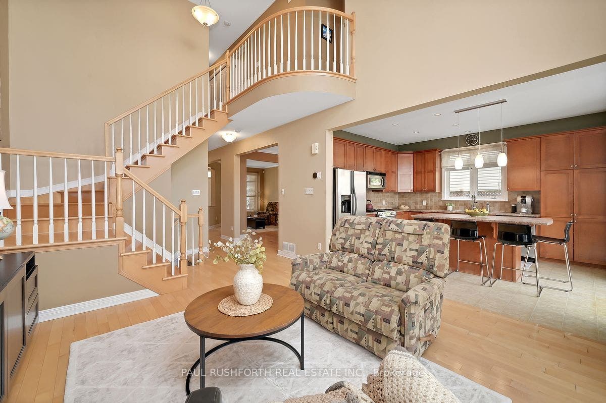 422 Claridge Drive, Barrhaven, Ottawa ON K2J 4Z6 Staircase to Second Level /Family Room / Kitchen
