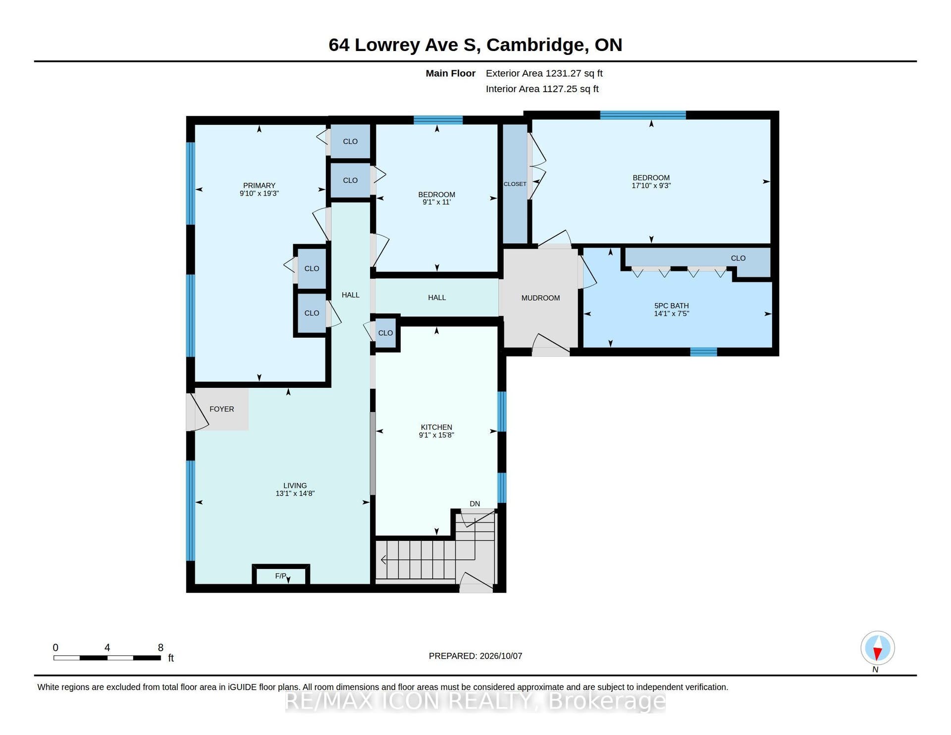 64 Lowrey Avenue S, Cambridge, Waterloo ON N1R 4Z8 Floor Plan - Main Floor