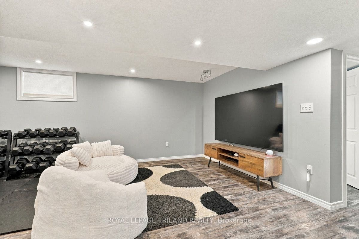 Lower: Finished Basement with Family Room