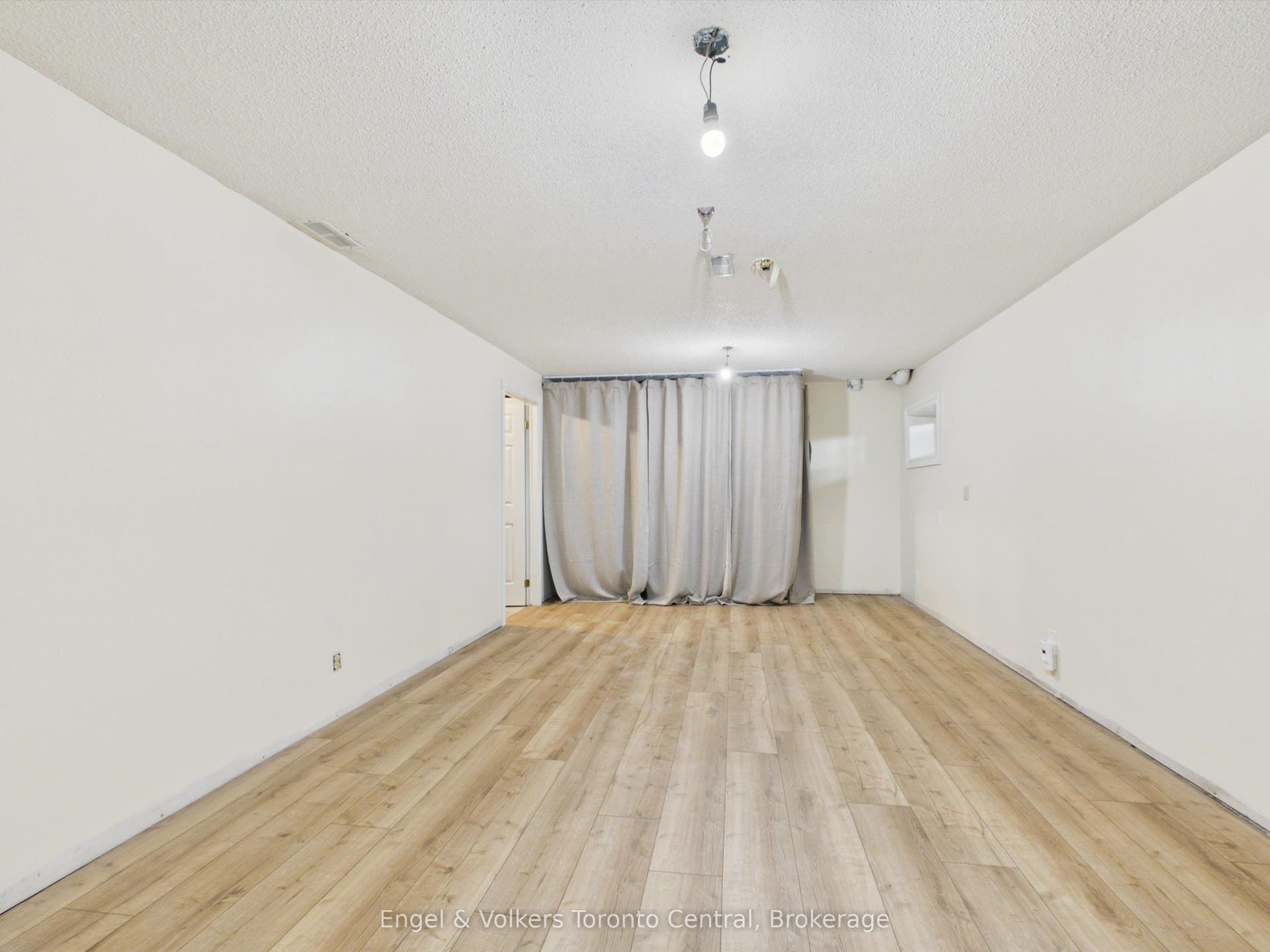 Basement rec room can be used as home gym
