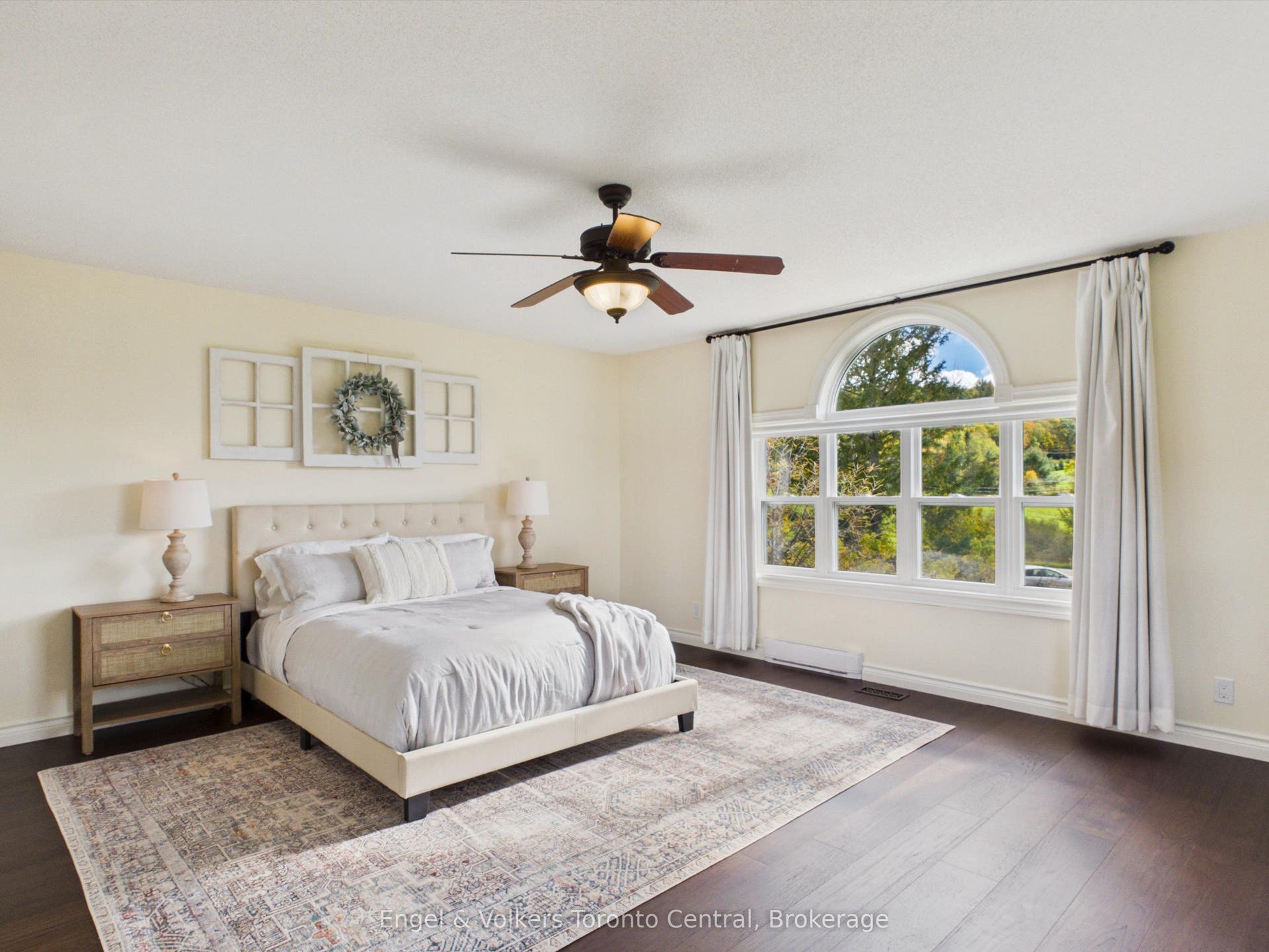 Bright primary bedroom