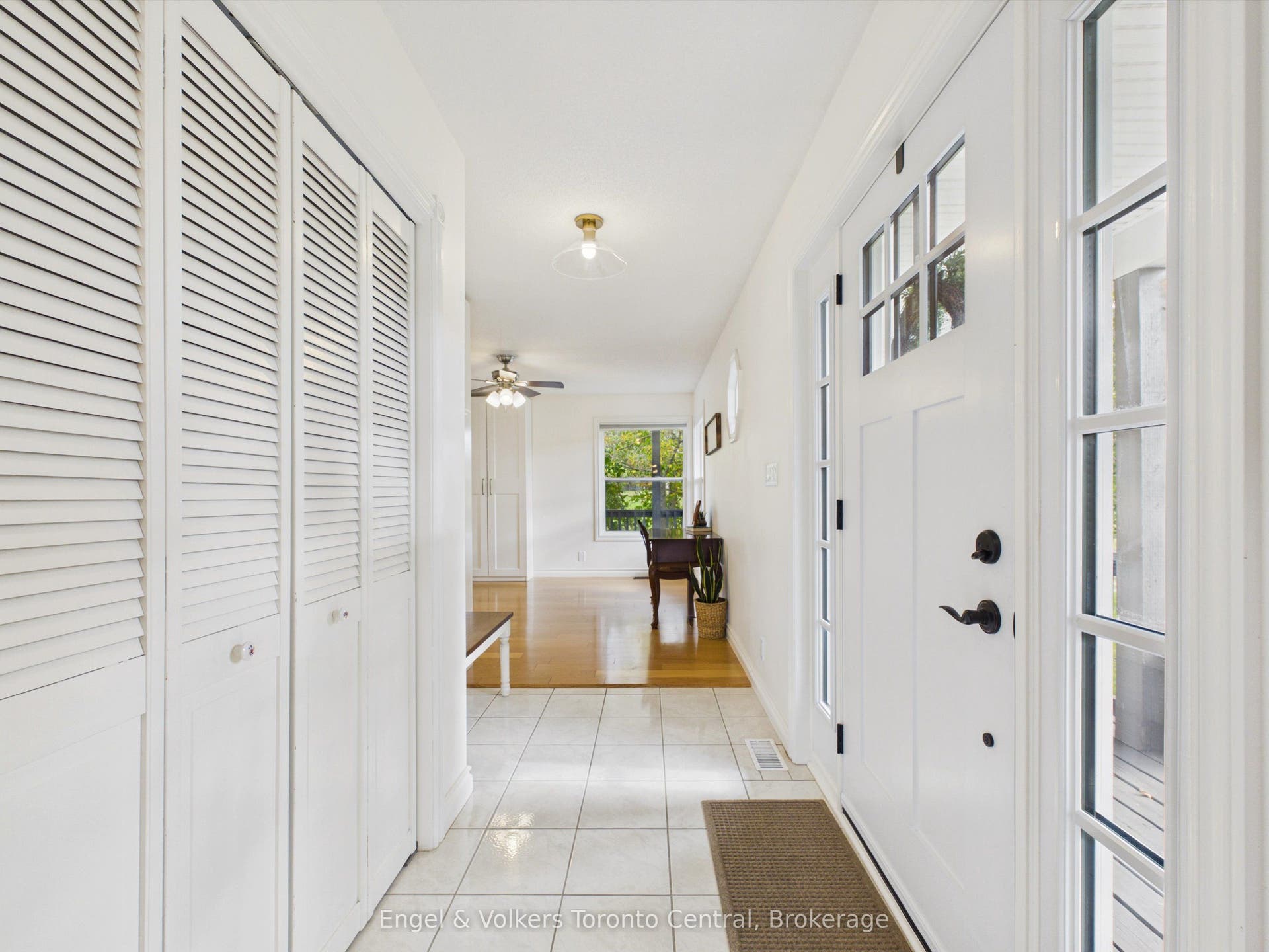 Traditional front entrance