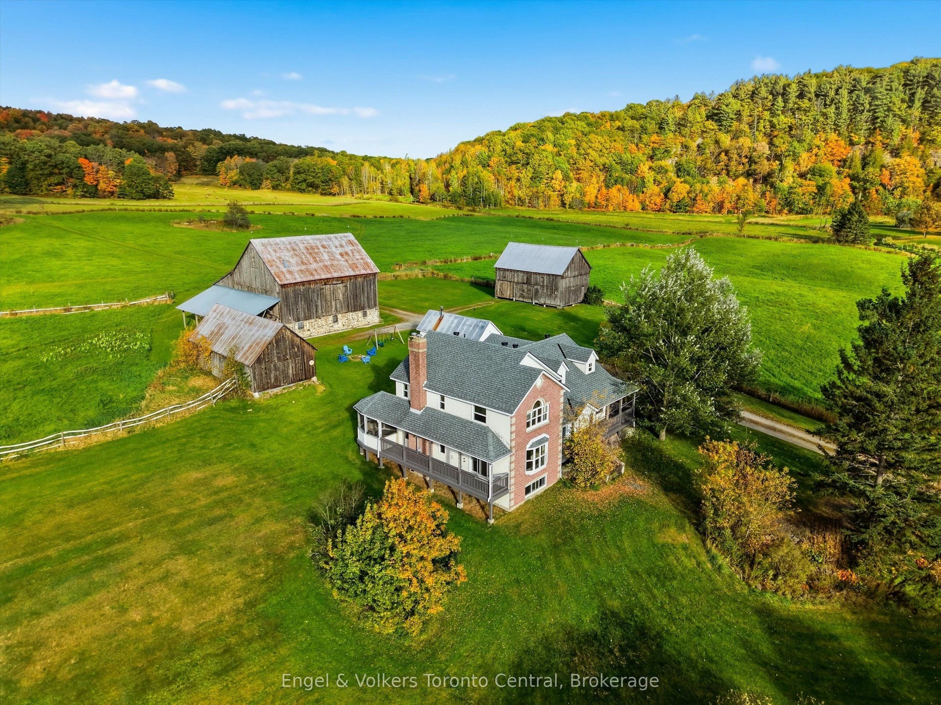 Updated Muskoka farmhouse on 112.86 acres