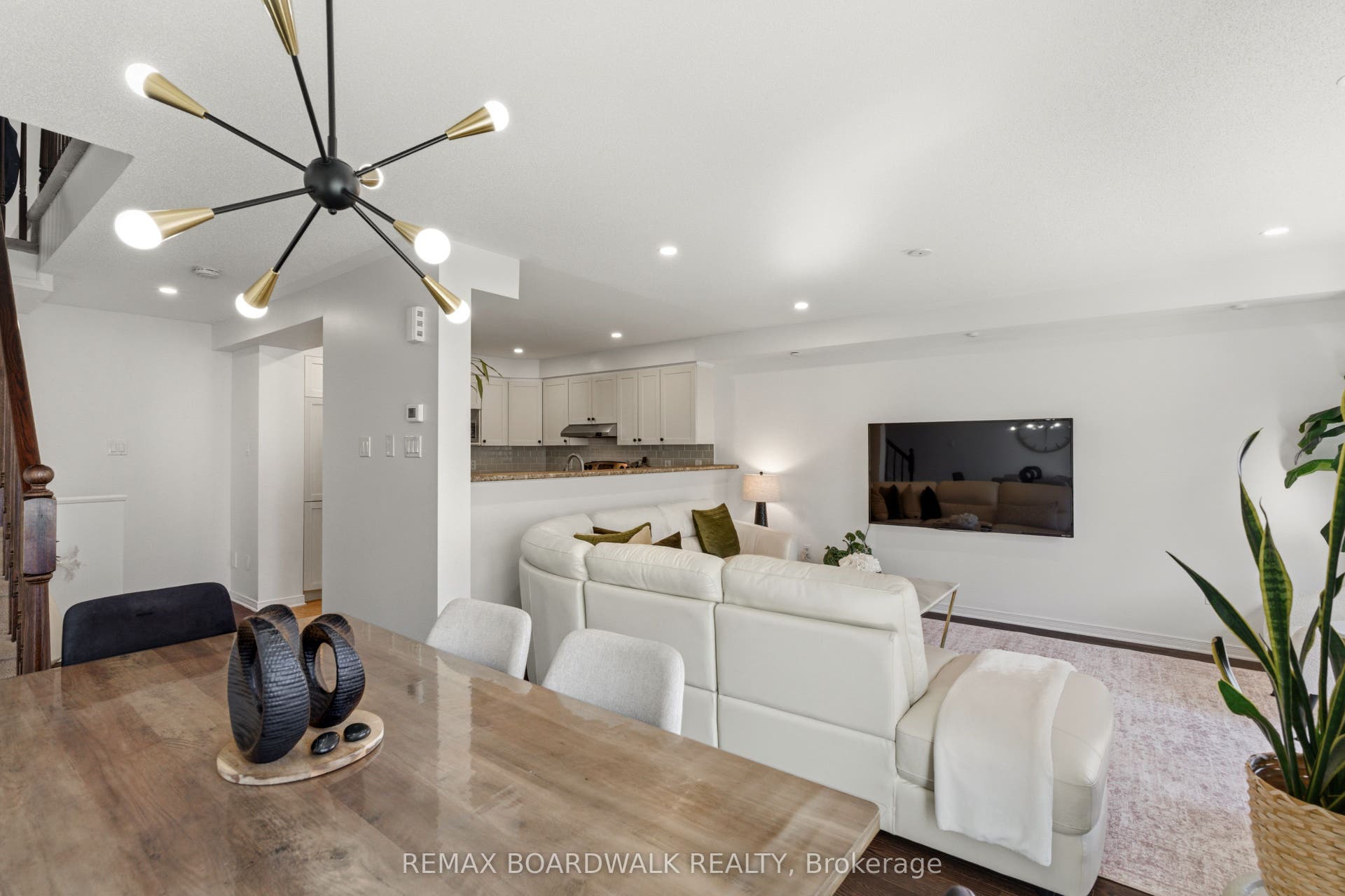 Dining Room Overlooking Living Room