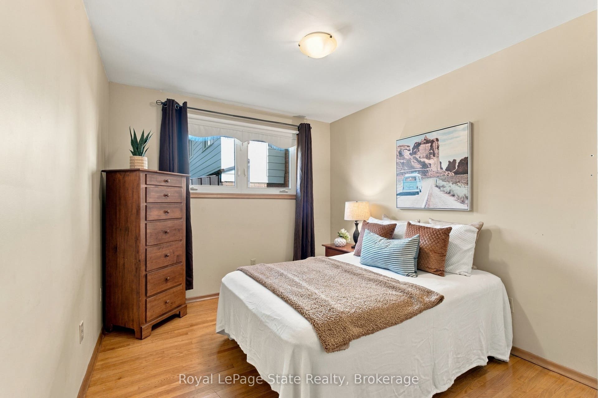 BEDROOM 3 with large closet and lg vinyl window.