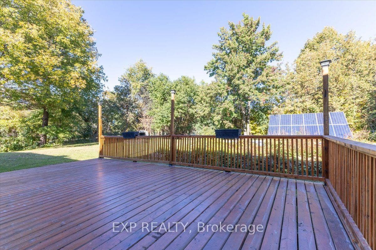 Backyard deck