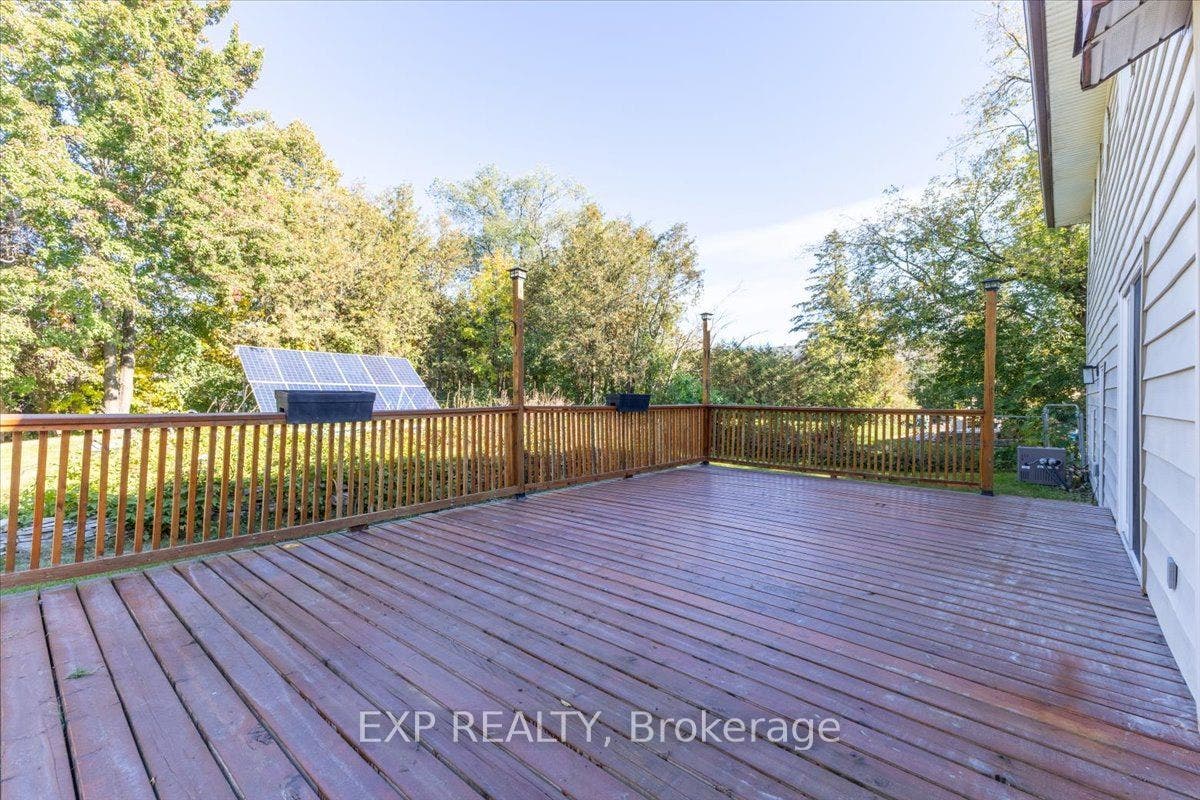 Backyard deck