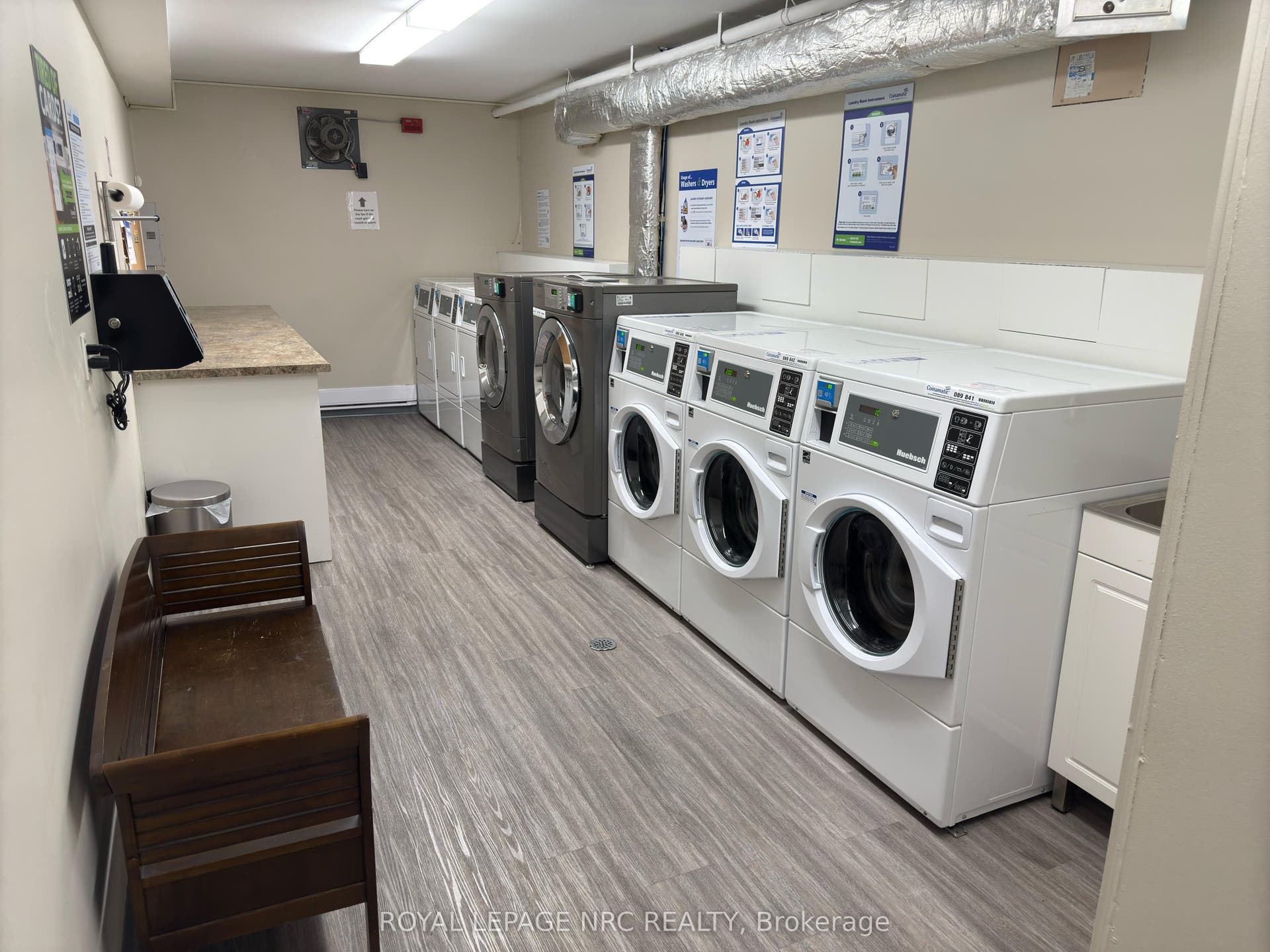 Building coin operated laundry