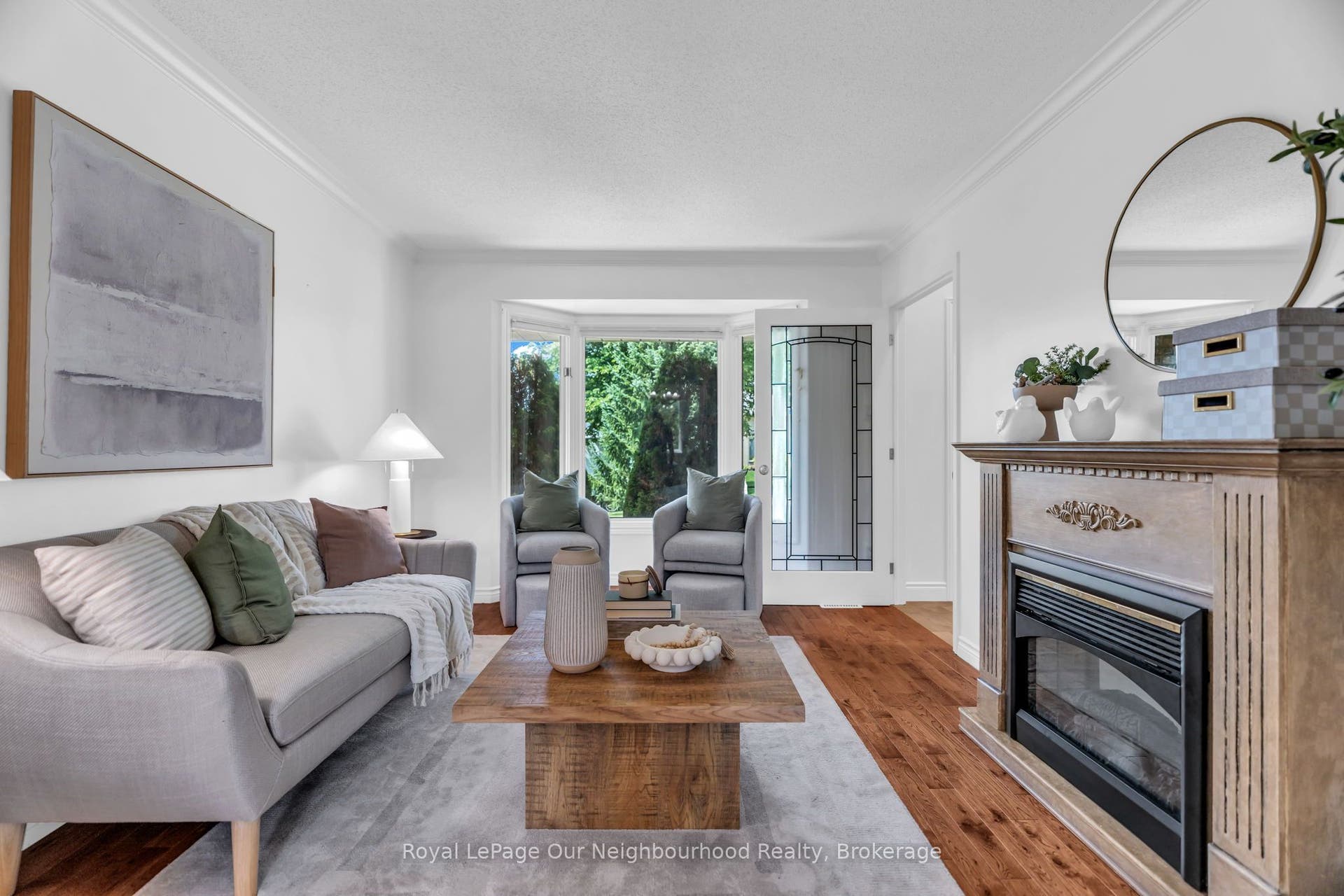 Lots of Natural Light from the Bay Window