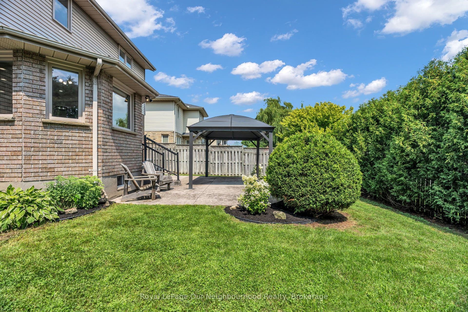 Landscaped Yard