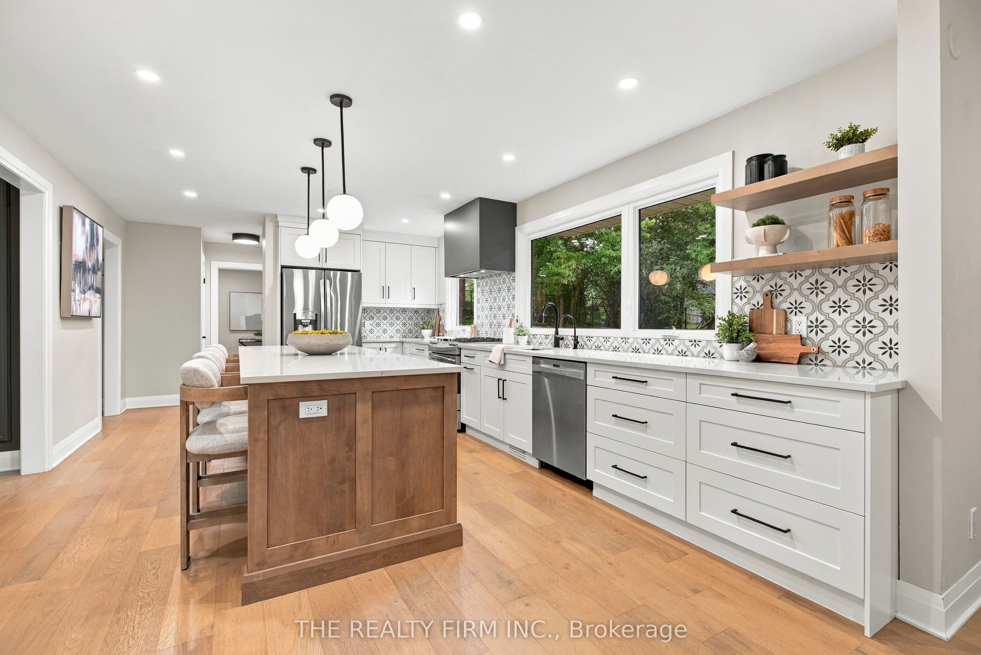 Gorgeous views from the kitchen