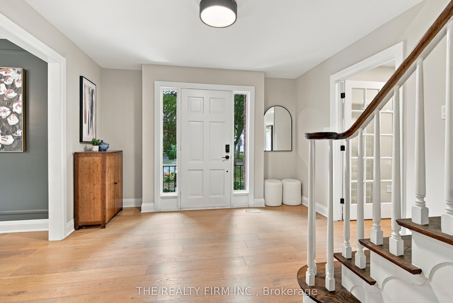 Hardwood flooring throughout the main floor
