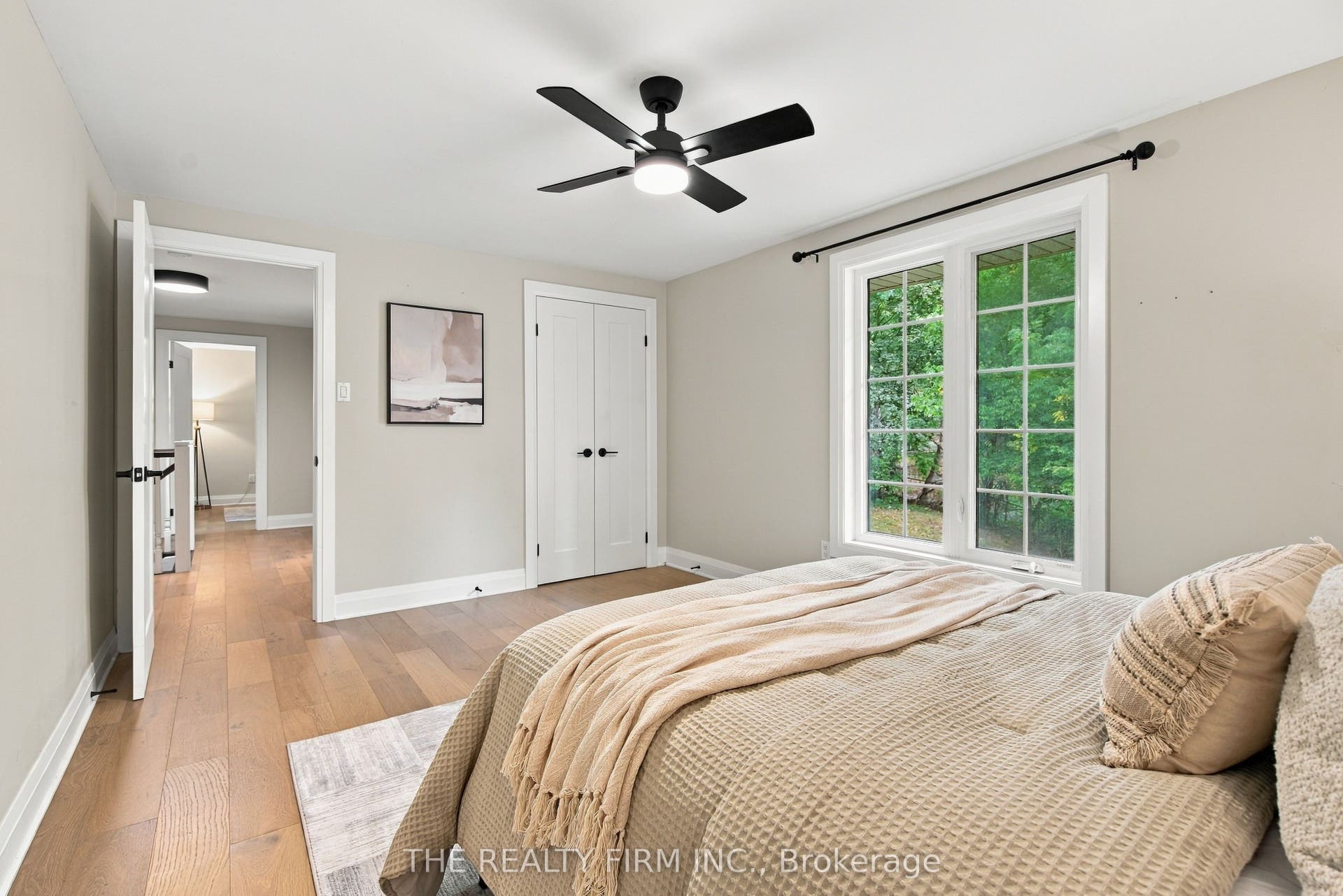 New doors, trim and hardware throughout the home.