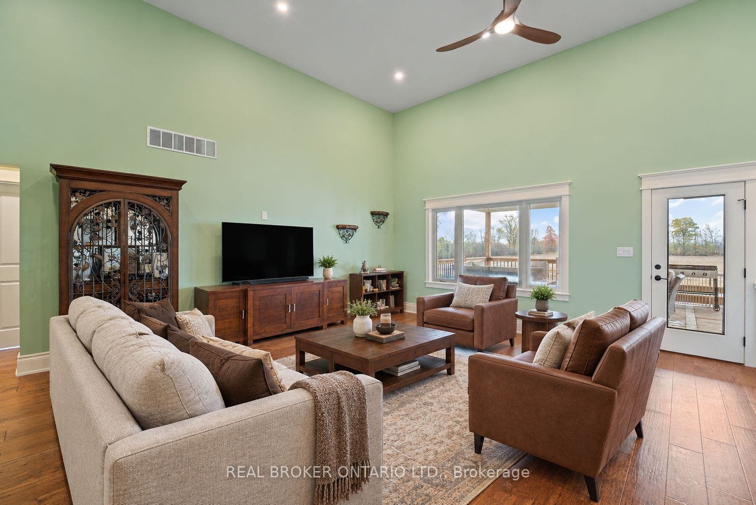 Living Room Virtually Staged