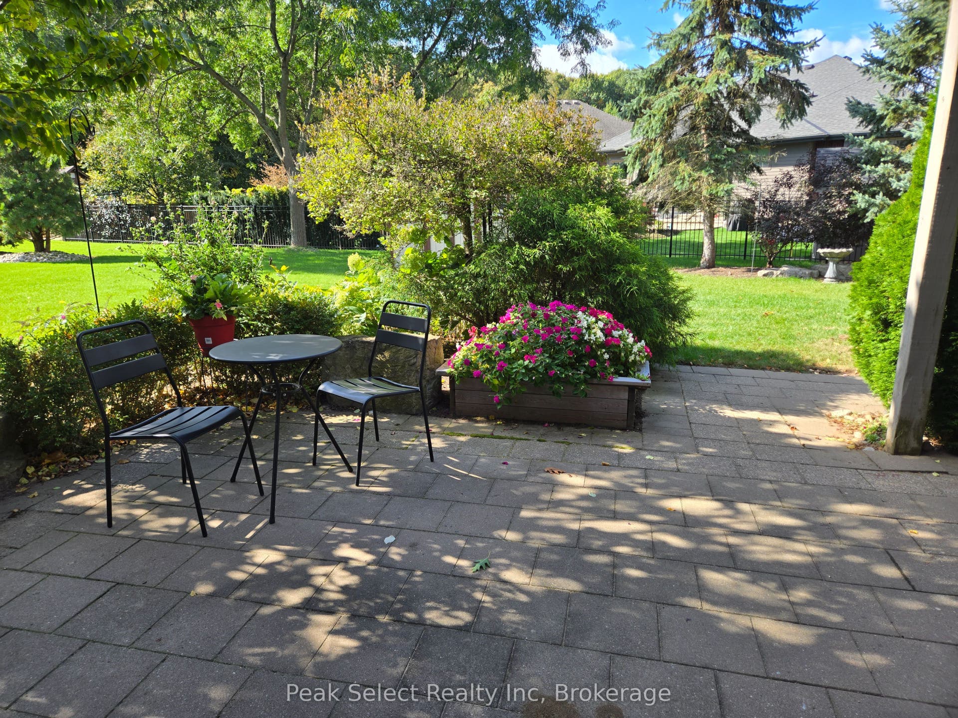walk out from lower to patio